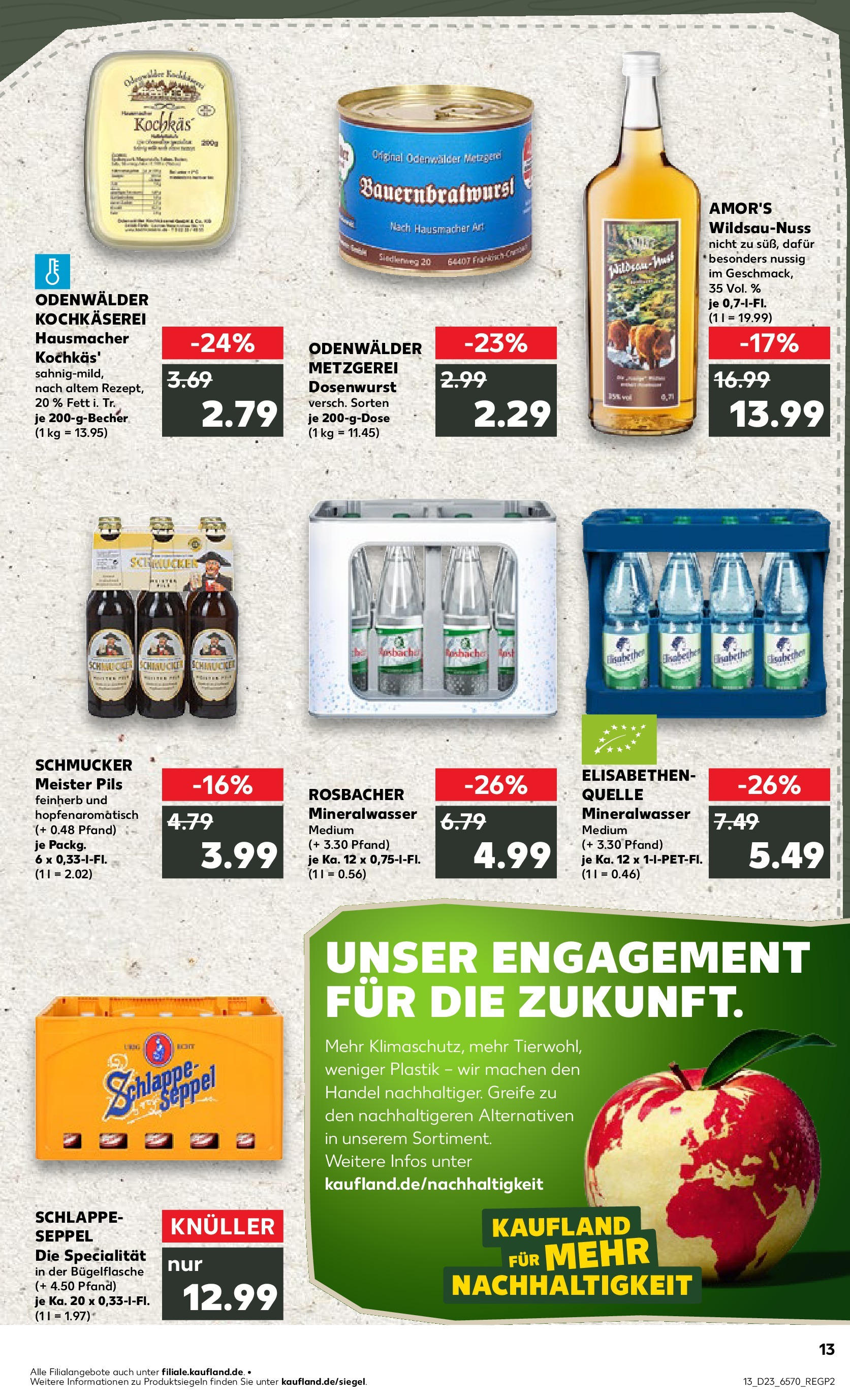Kaufland prospekt Michelstadt	 (ab 05.06.2025) » Angebote Online zum Blättern | Seite: 13 | Produkte: Pils, Mineralwasser