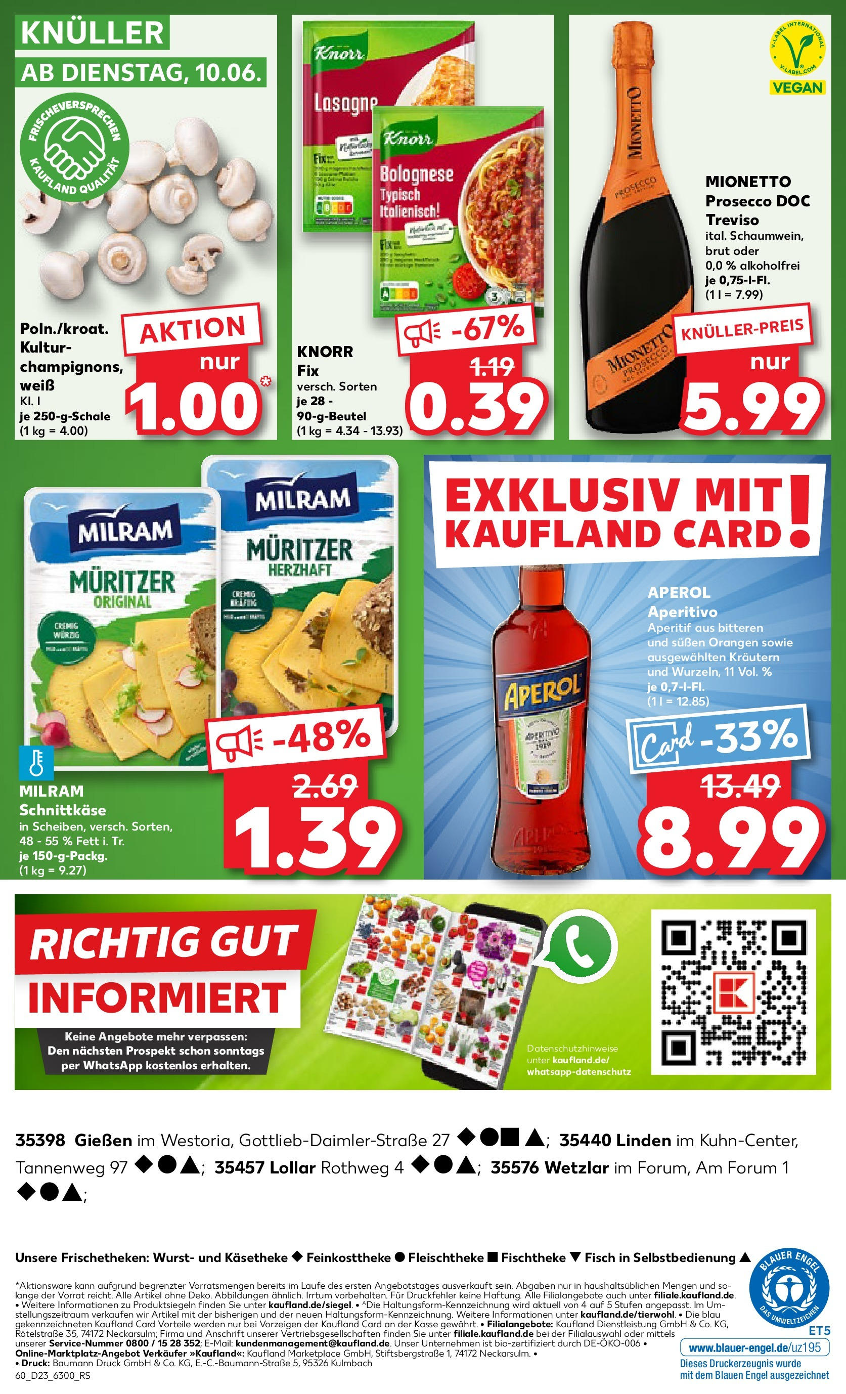 Kaufland prospekt Wetzlar (ab 05.06.2025) » Angebote Online | Seite: 60 | Produkte: Orangen, Knorr, Milram, Aperol Kaufland prospekt Wetzlar (ab 05.06.2025) » Angebote Online zum Blättern | Seite: 60 | Produkte: Orangen, Knorr, Milram, Aperol