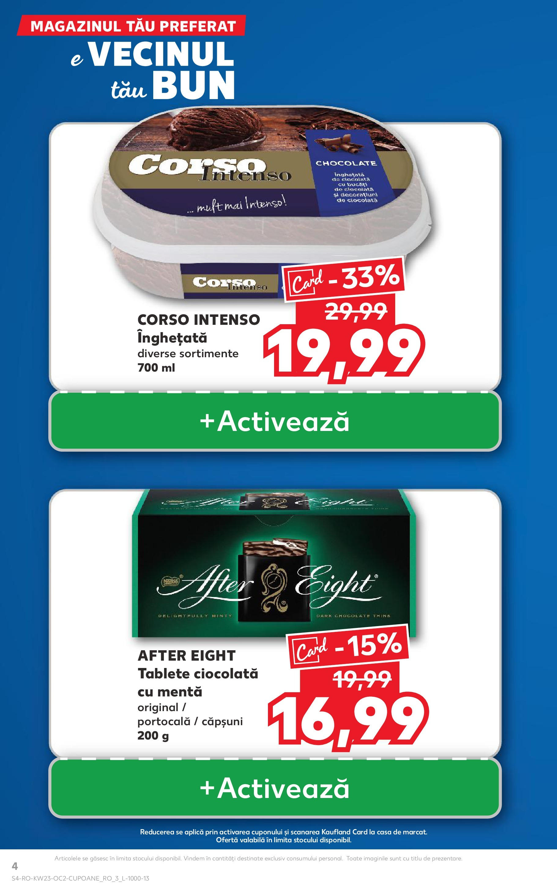 Catalog Kaufland - Bucureşti 04.06.2025 - Revista si Oferta | Pagină: 4 | Produse: Ciocolată, Căpșuni, Înghețată