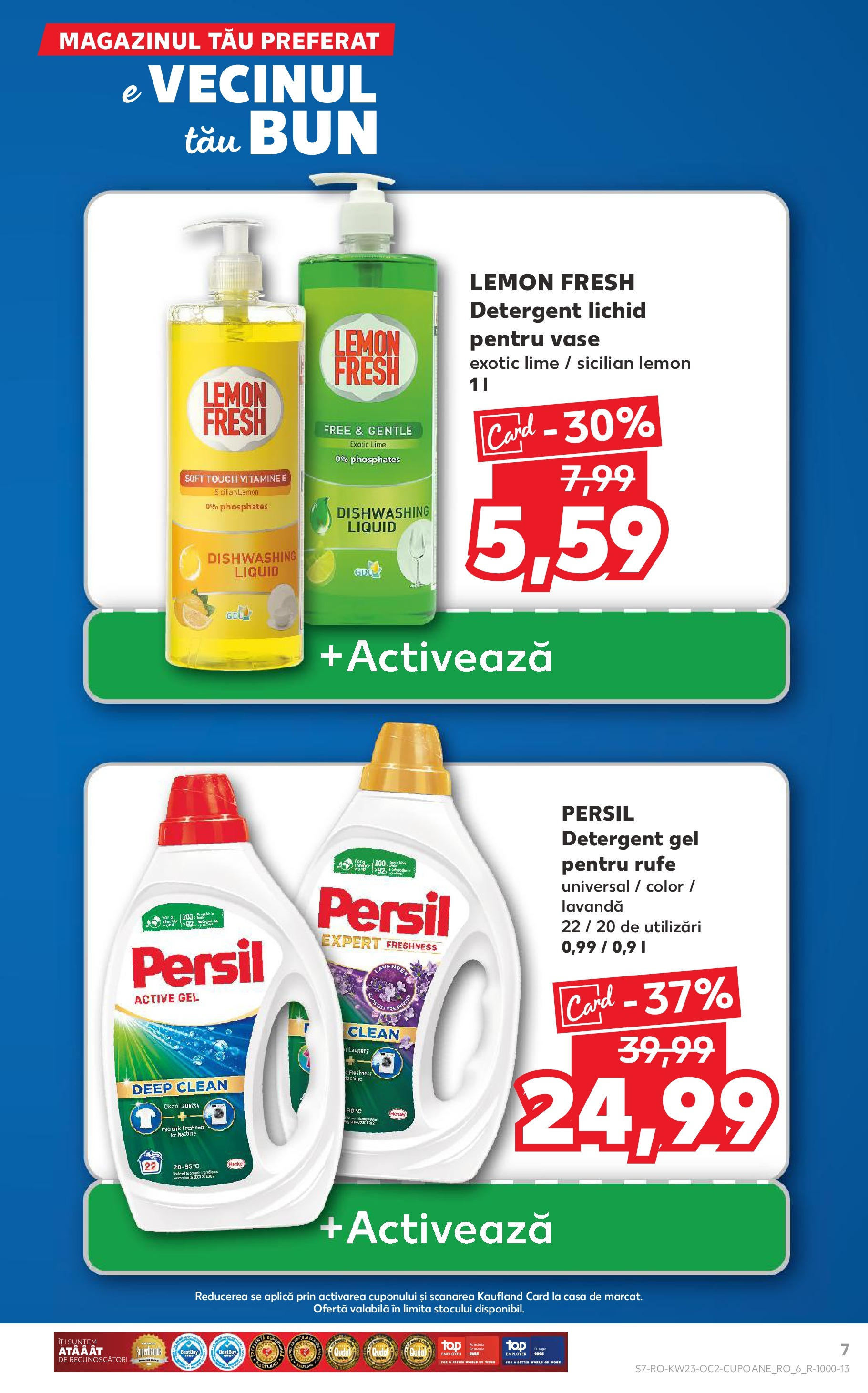 Catalog Kaufland - Bucureşti 04.06.2025 - Revista si Oferta | Pagină: 7 | Produse: Lime, Pepino, Pomelo, Detergent