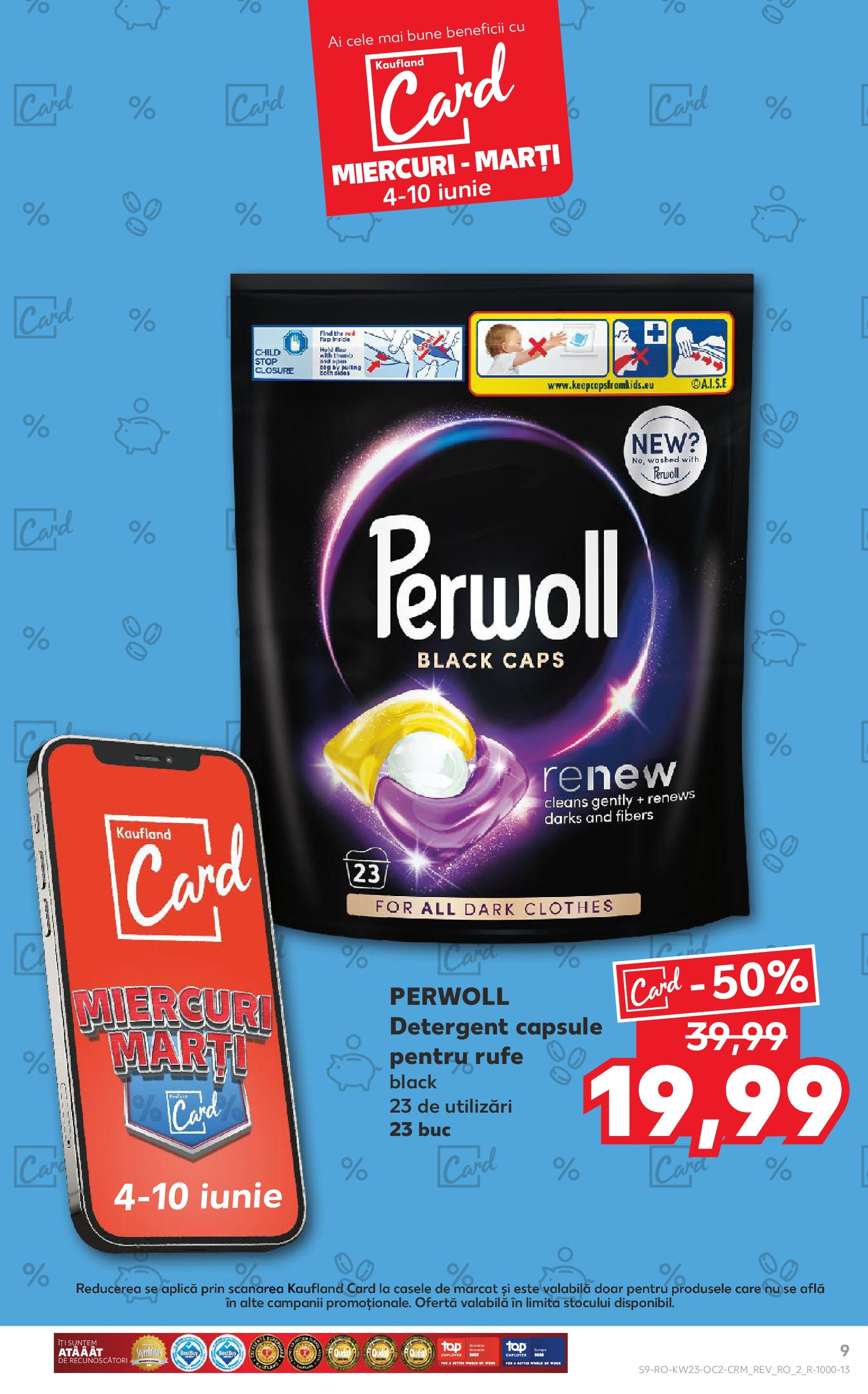 Catalog Kaufland - Bucureşti 04.06.2025 - Revista si Oferta | Pagină: 9 | Produse: Detergent