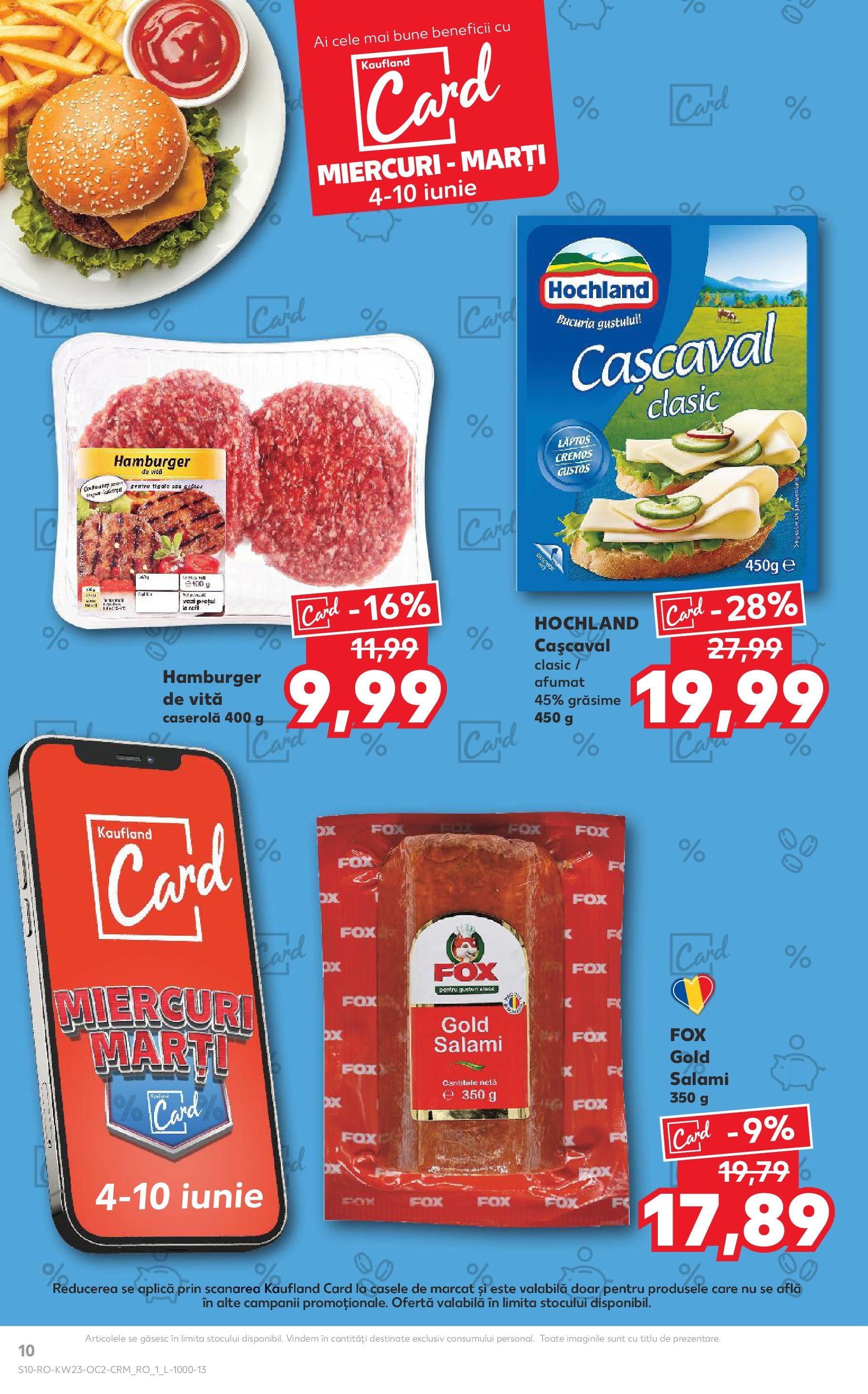 Catalog Kaufland - Bucureşti 04.06.2025 - Revista si Oferta | Pagină: 10 | Produse: Cașcaval, Ananas