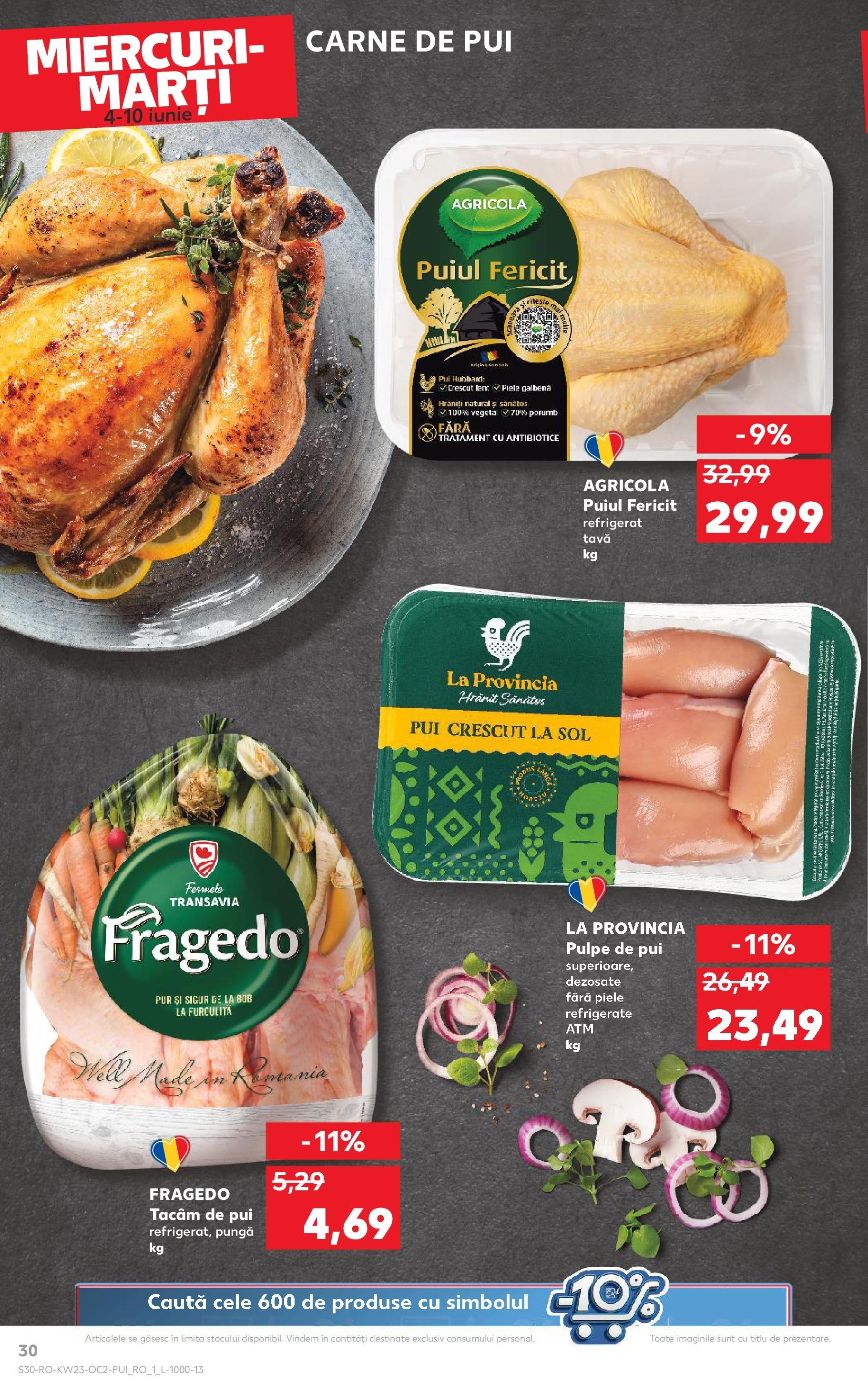 Catalog Kaufland - Bucureşti 04.06.2025 - Revista si Oferta | Pagină: 30 | Produse: Pungă, Hacıyatmaz Kedi Oyuncağı, Carne De Pui, Porumb
