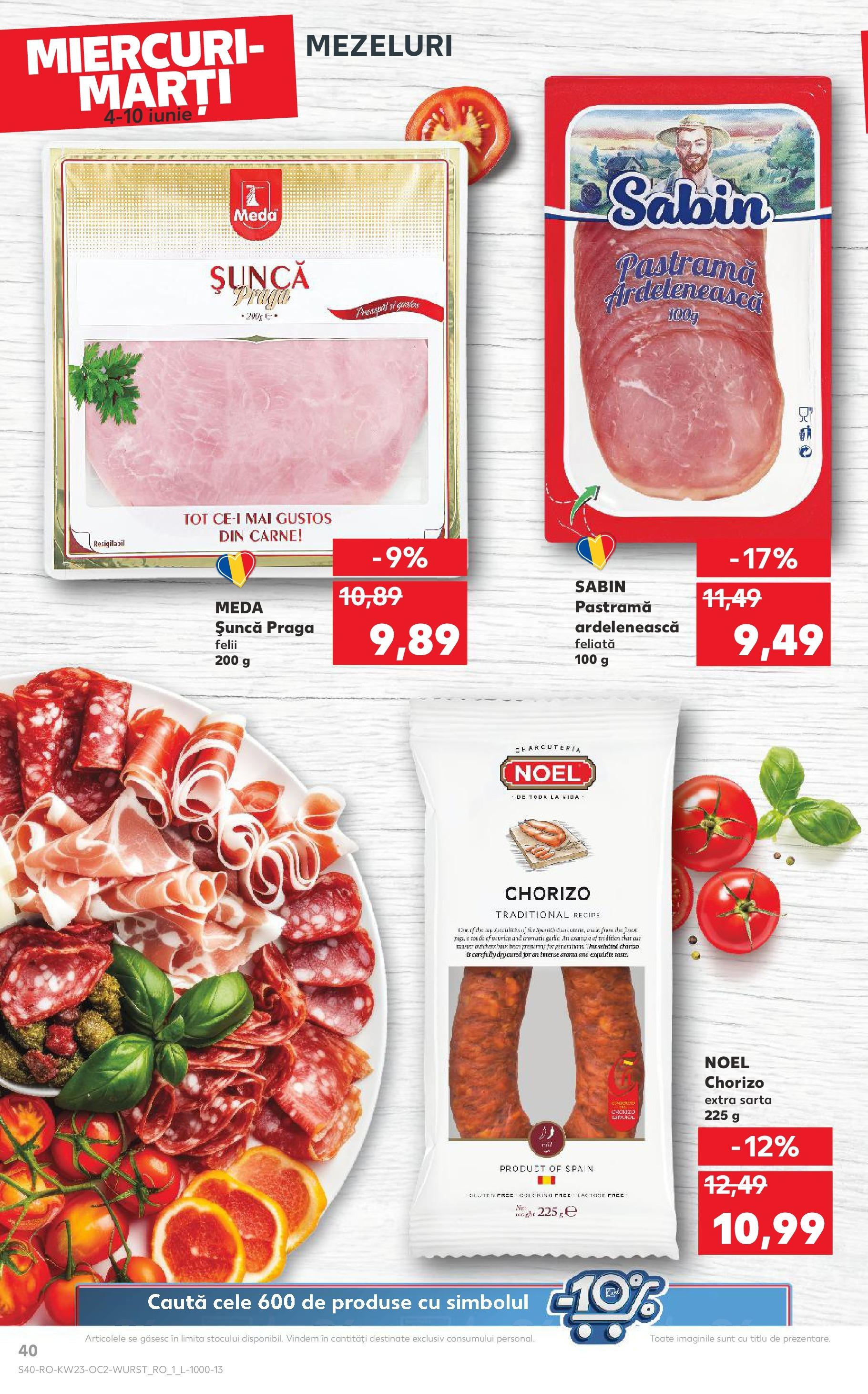 Catalog Kaufland - Bucureşti 04.06.2025 - Revista si Oferta | Pagină: 40 | Produse: Șuncă
