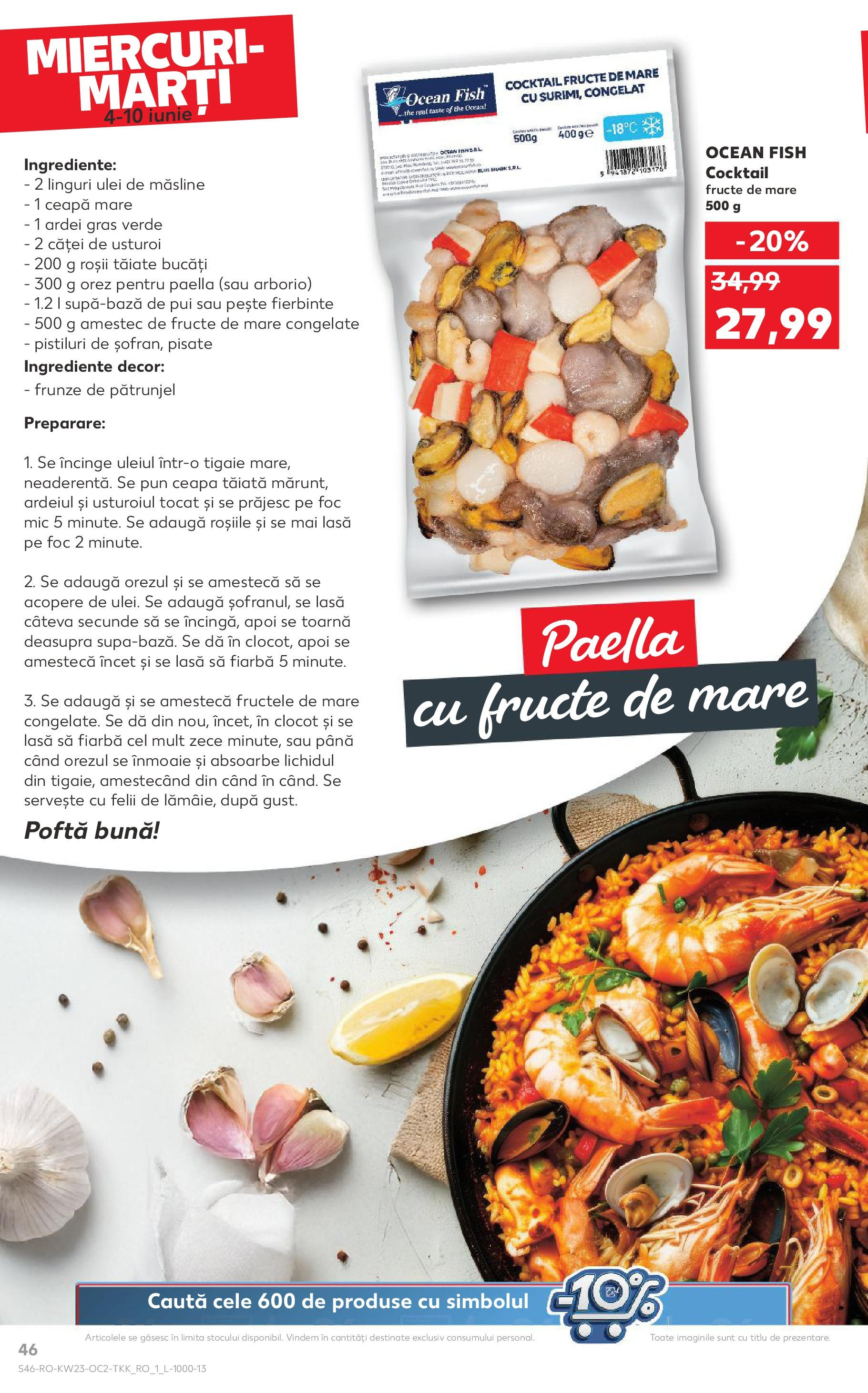 Catalog Kaufland - Bucureşti 04.06.2025 - Revista si Oferta | Pagină: 46 | Produse: Hacıyatmaz Kedi Oyuncağı, Ardei, Orez, Fructe