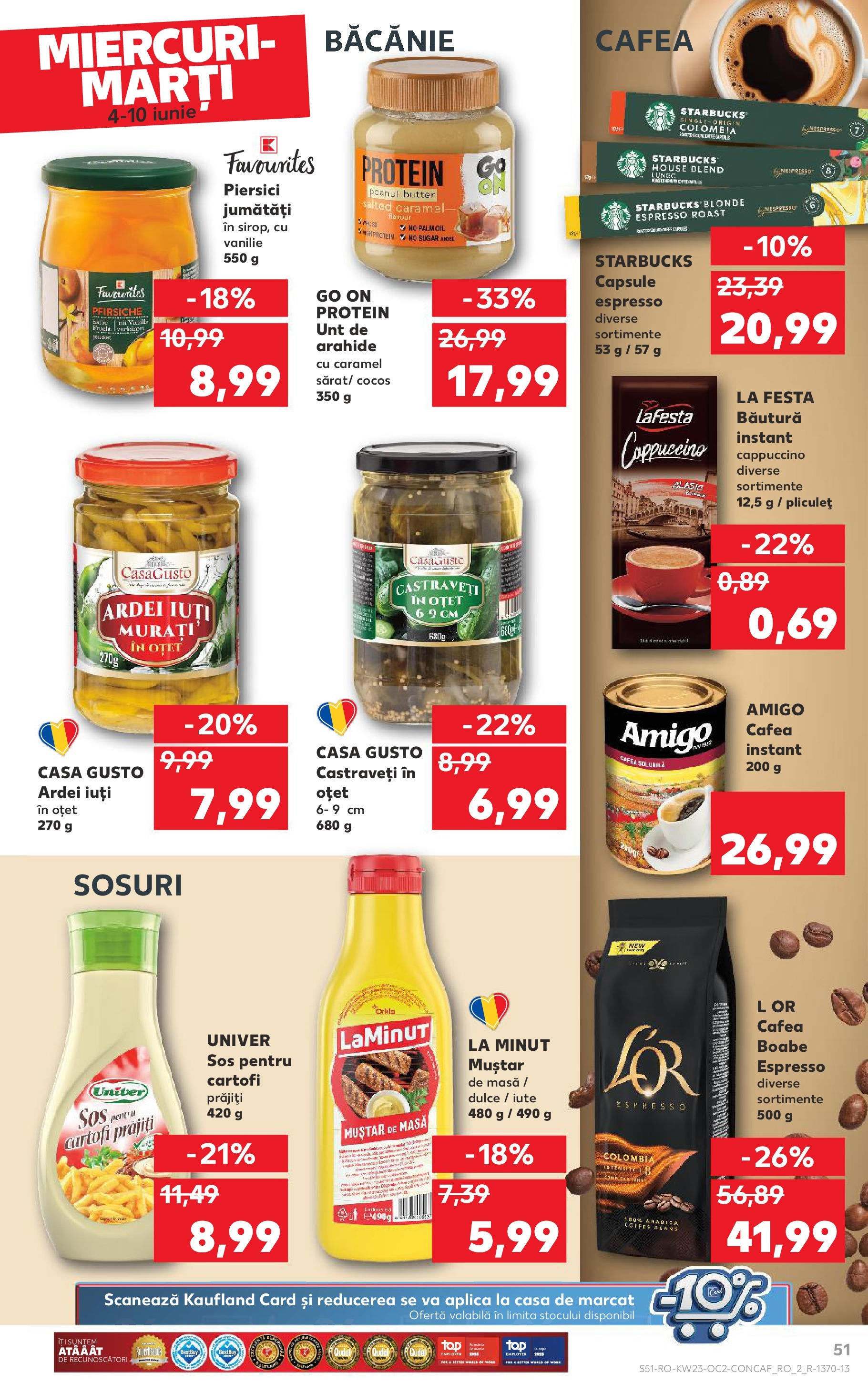 Catalog Kaufland - Râmnicu Vâlcea 04.06.2025 - Revista si Oferta | Pagină: 51 | Produse: Ardei, Arahide, Muștar, Cartofi