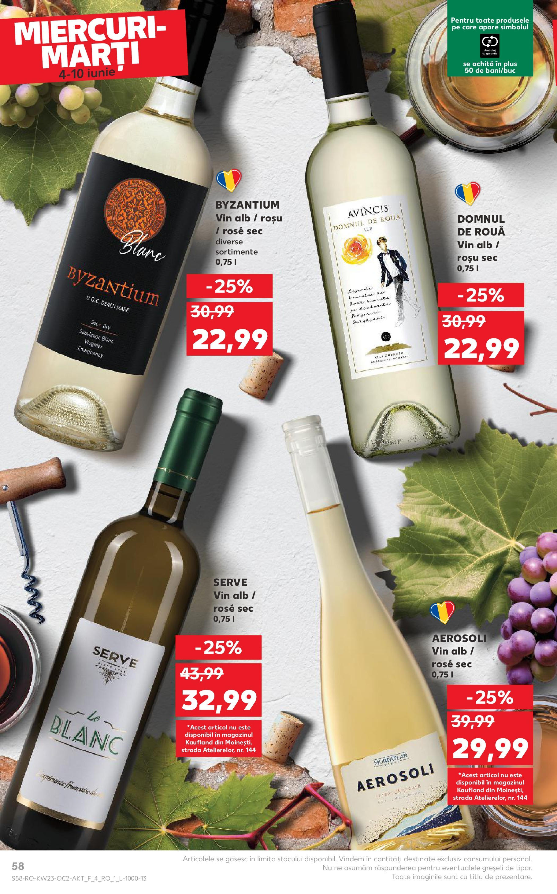 Catalog Kaufland - Bucureşti 04.06.2025 - Revista si Oferta | Pagină: 58 | Produse: Vin