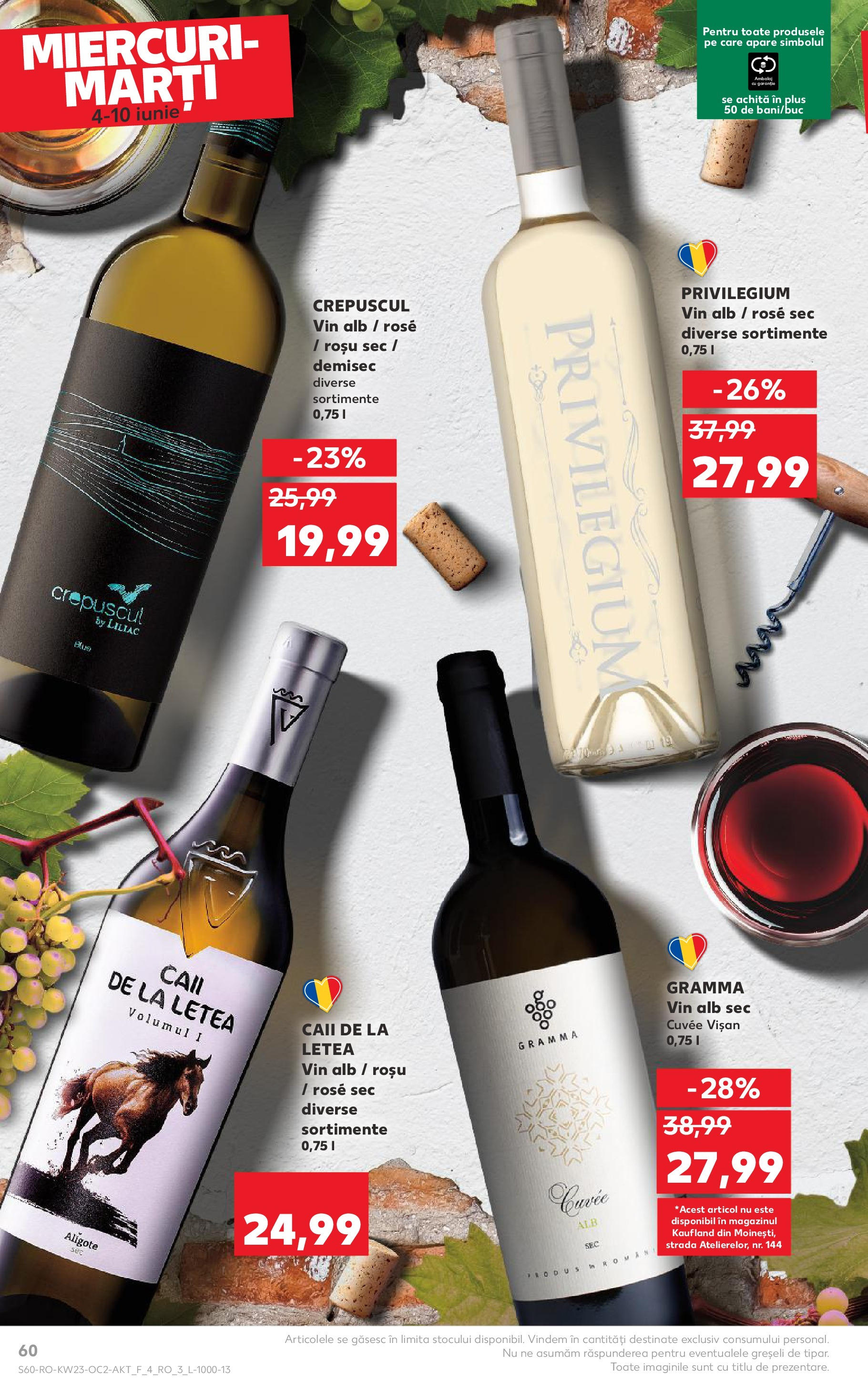 Catalog Kaufland - Bucureşti 04.06.2025 - Revista si Oferta | Pagină: 60 | Produse: Vin
