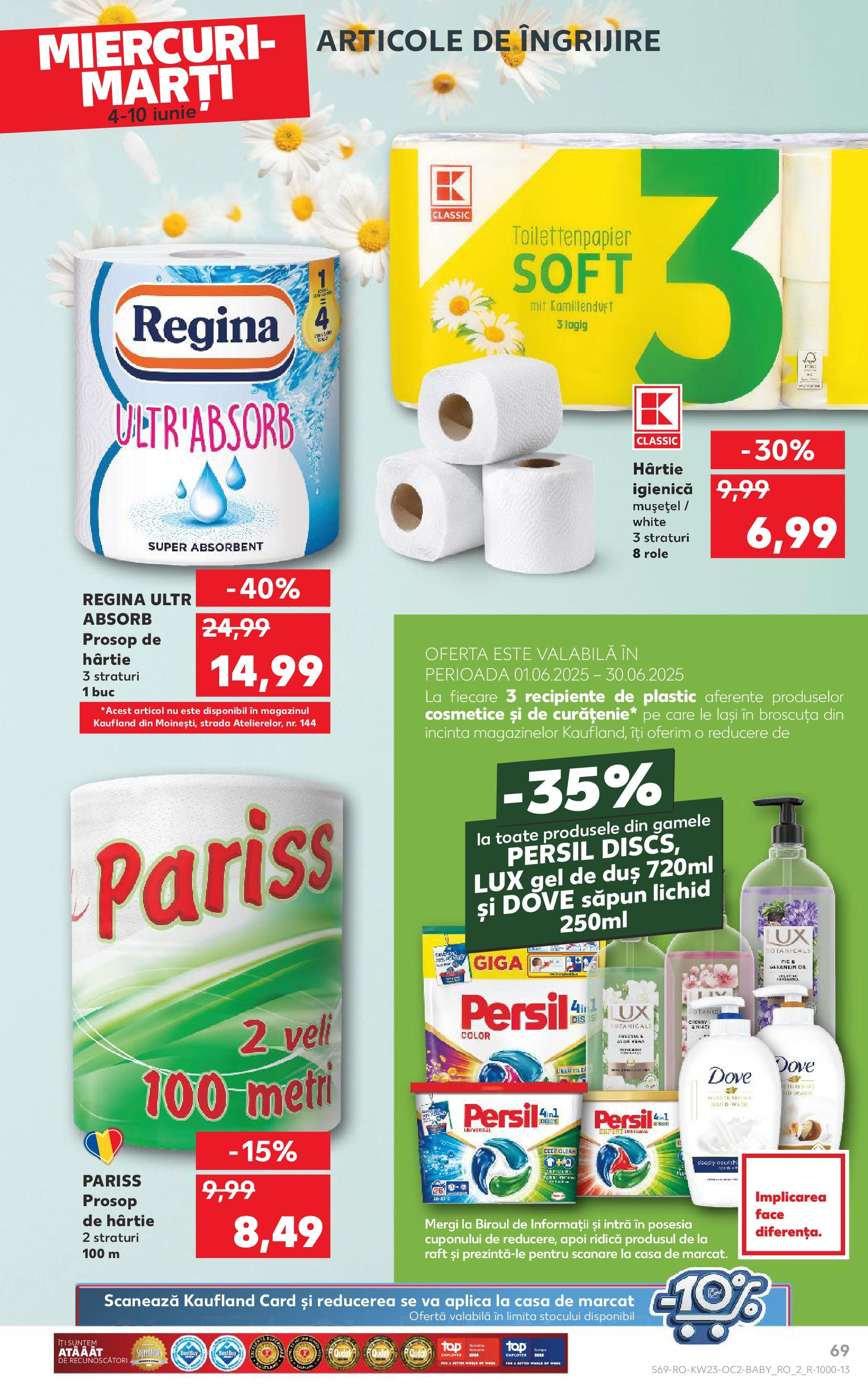 Catalog Kaufland - Bucureşti 04.06.2025 - Revista si Oferta | Pagină: 69 | Produse: Duș, Recipiente, Săpun, Săpun lichid
