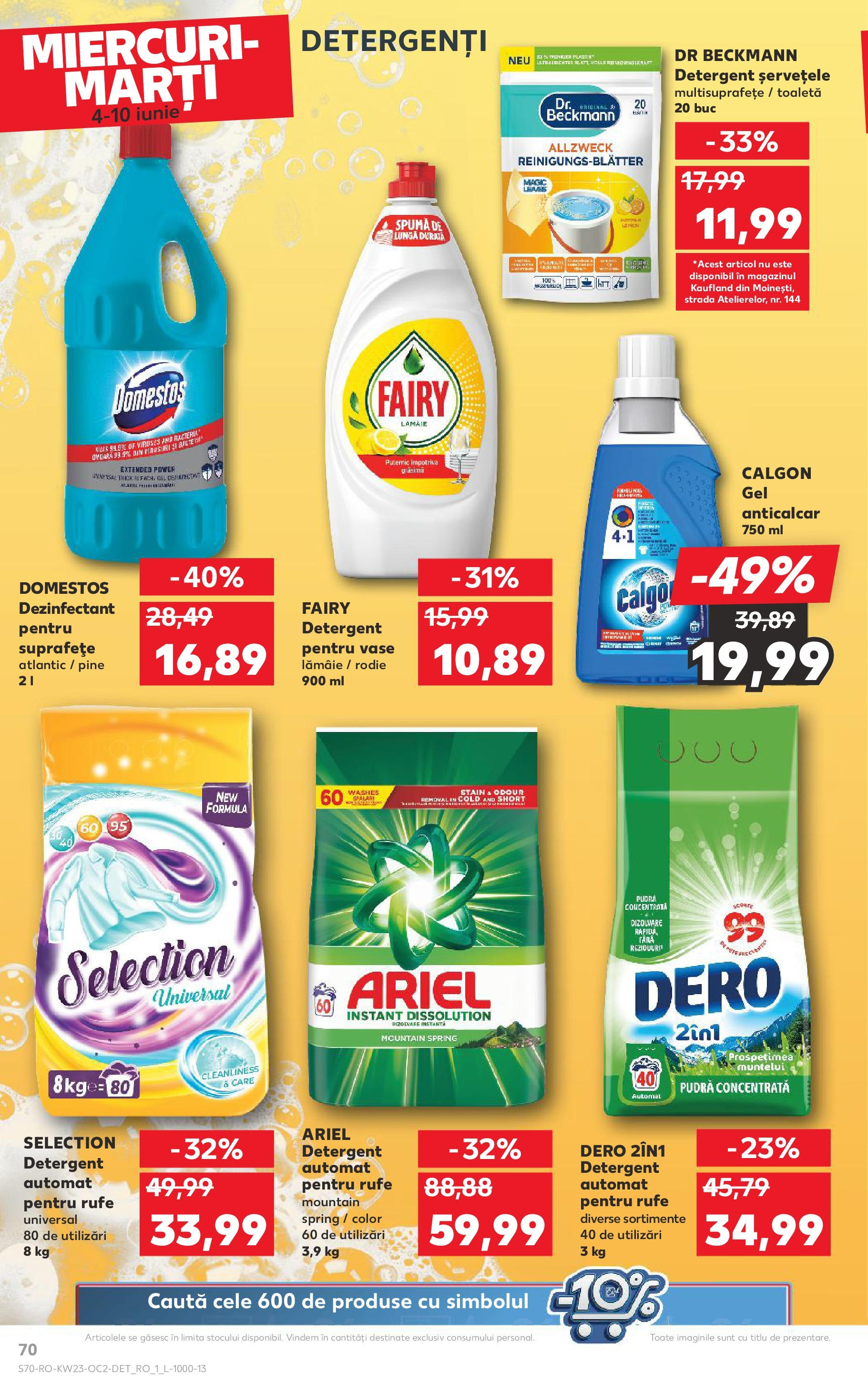Catalog Kaufland - Bucureşti 04.06.2025 - Revista si Oferta | Pagină: 70 | Produse: Toaletă, Pudră, Detergent, Lămâie