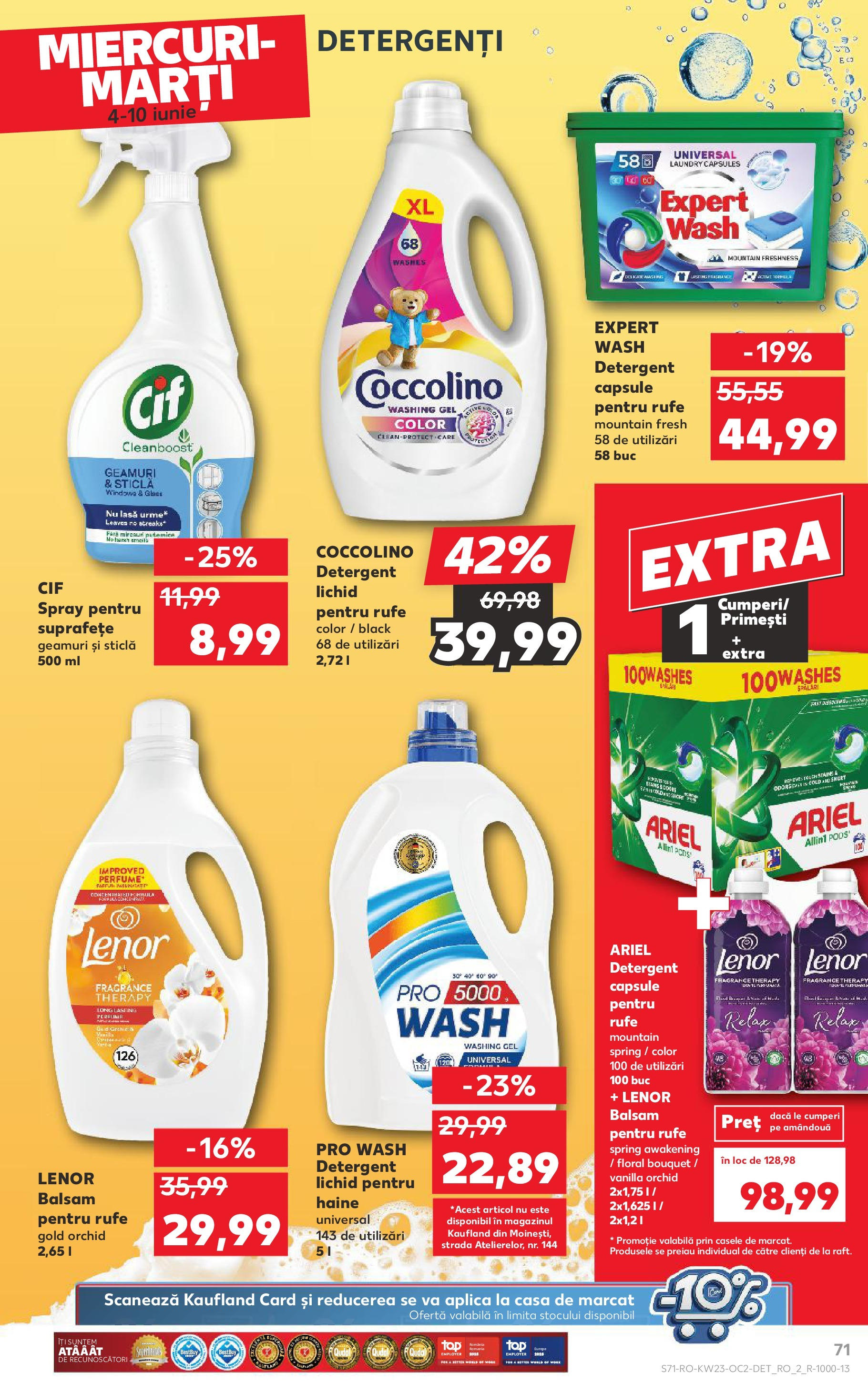 Catalog Kaufland - Bucureşti 04.06.2025 - Revista si Oferta | Pagină: 71 | Produse: Balsam, Detergent, Haine