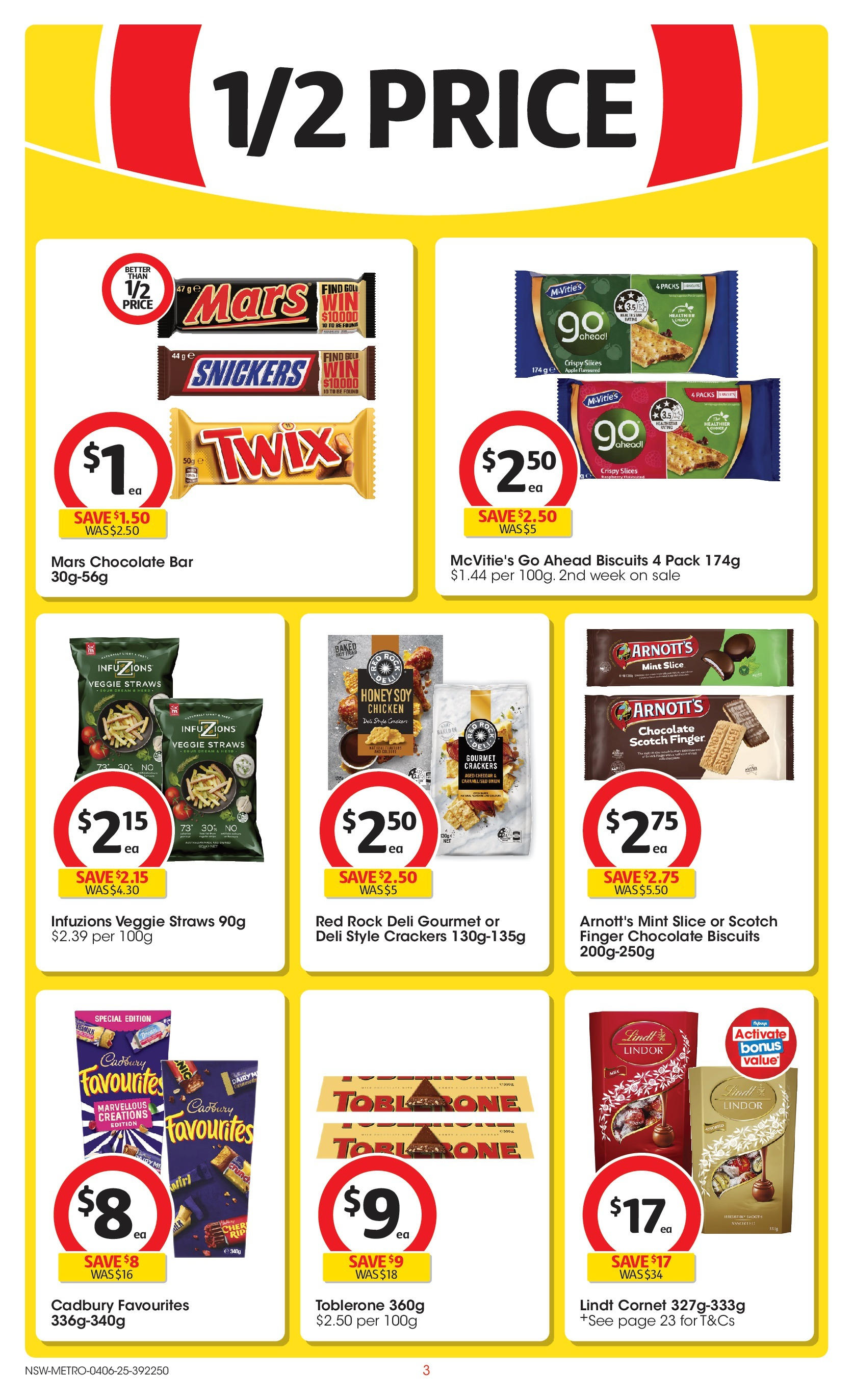 ﻿﻿Coles catalogue valid from 04/06/2025 > Online Australia | Page: 3 | Products: Dairy, Chocolate, Honey, Croquettes pour chat