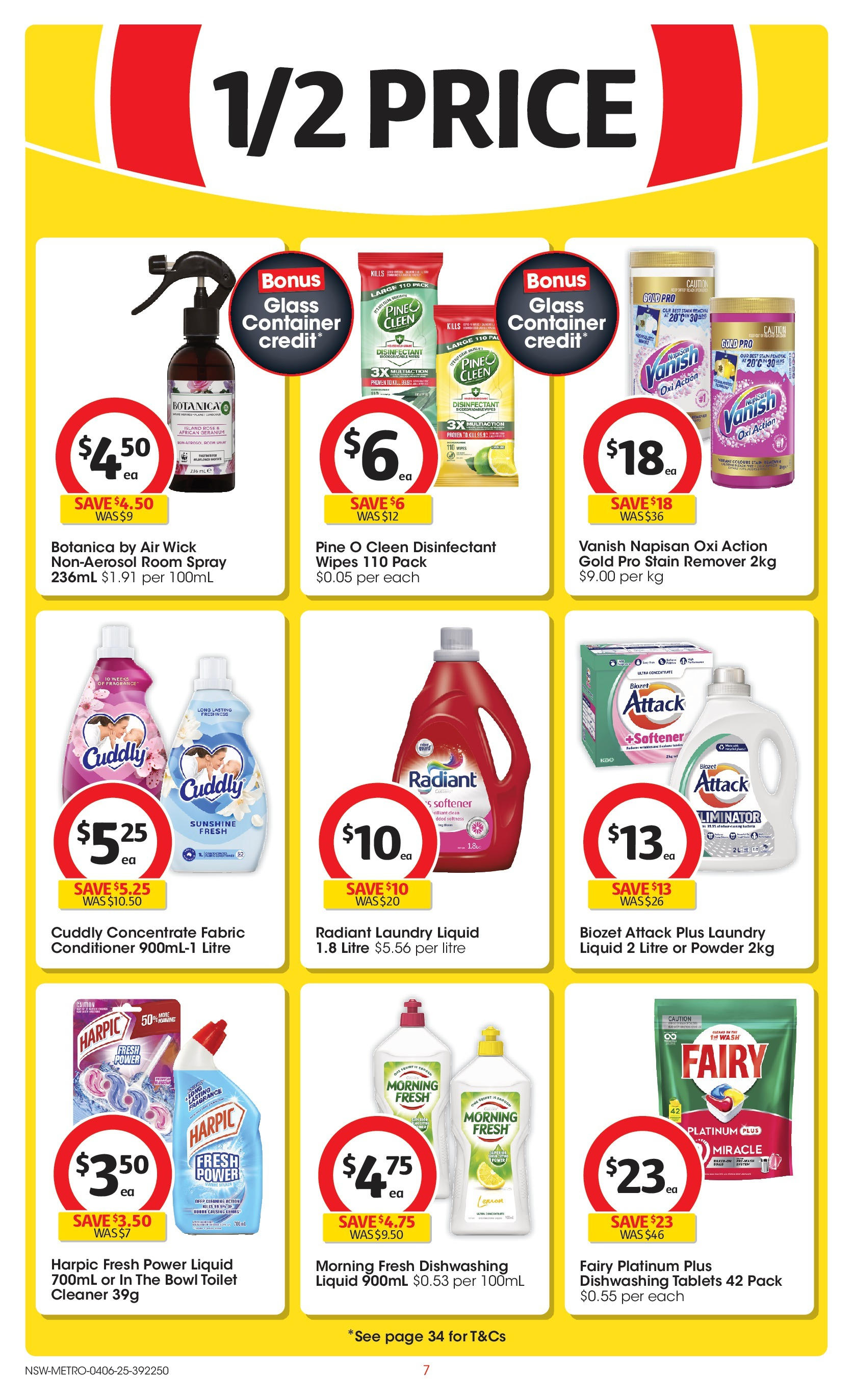 ﻿﻿Coles catalogue valid from 04/06/2025 > Online Australia | Page: 7 | Products: Fragrance, Powder, Lemon, Laundry