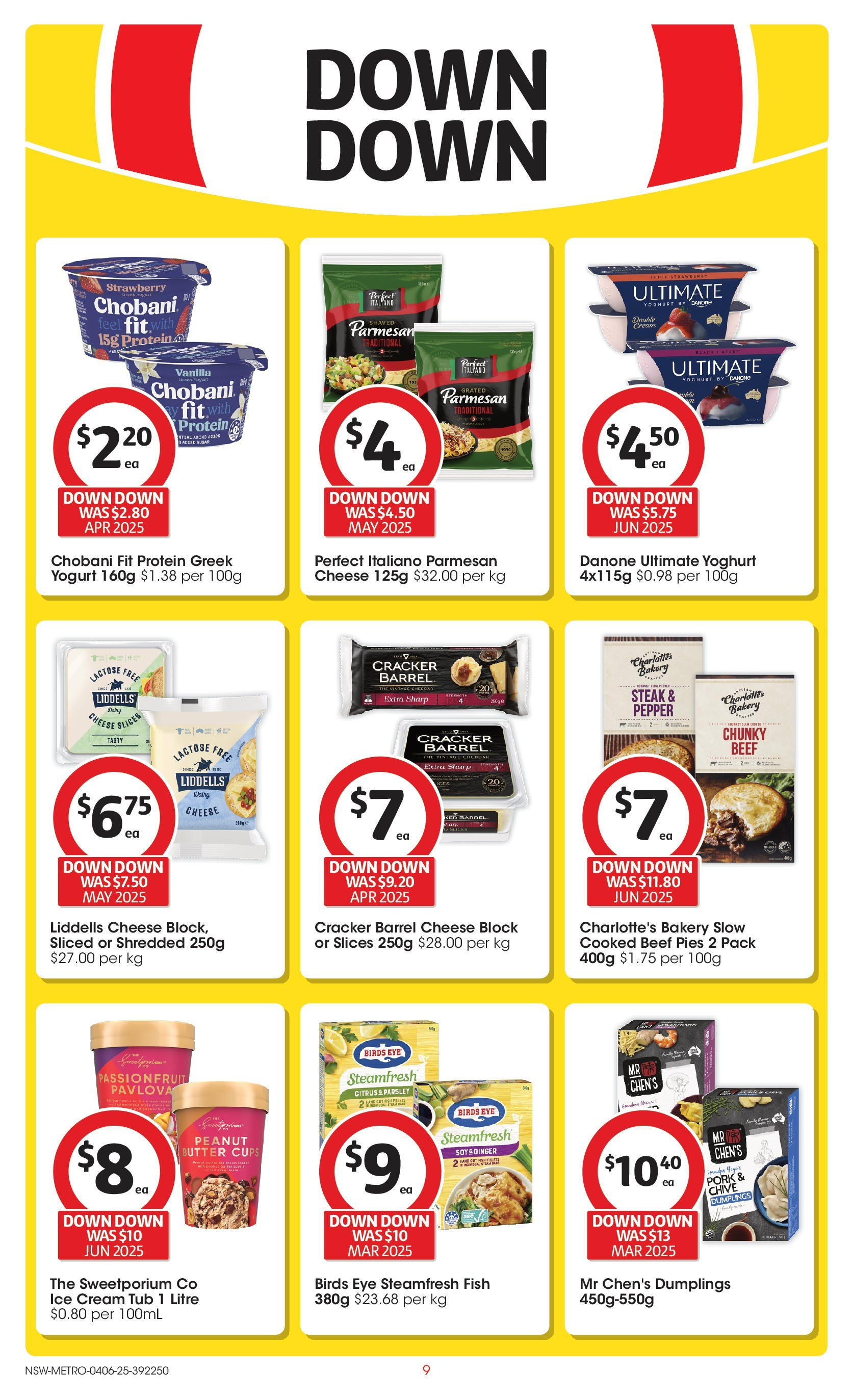﻿﻿Coles catalogue valid from 04/06/2025 > Online Australia | Page: 9 | Products: Cheese, Cream, Pavlova, Plante dinterieur