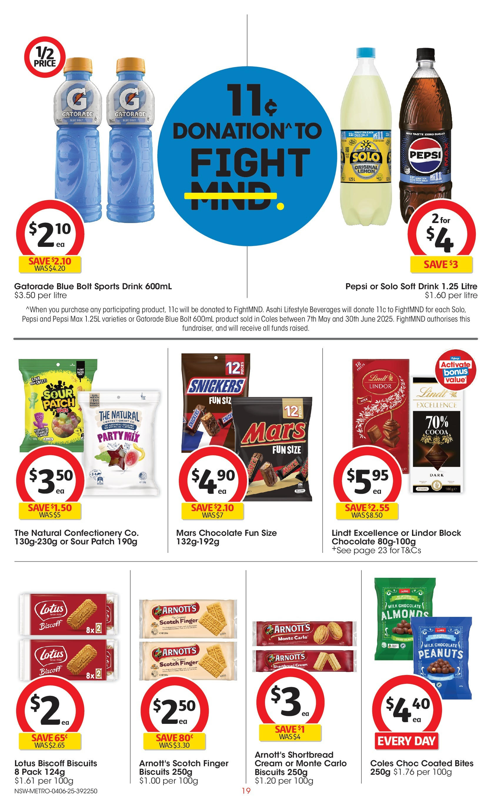 ﻿﻿Coles catalogue valid from 04/06/2025 > Online Australia | Page: 19 | Products: Almonds, Pepsi, Scotch, Machine a expresso Nescafé Dolce Gusto