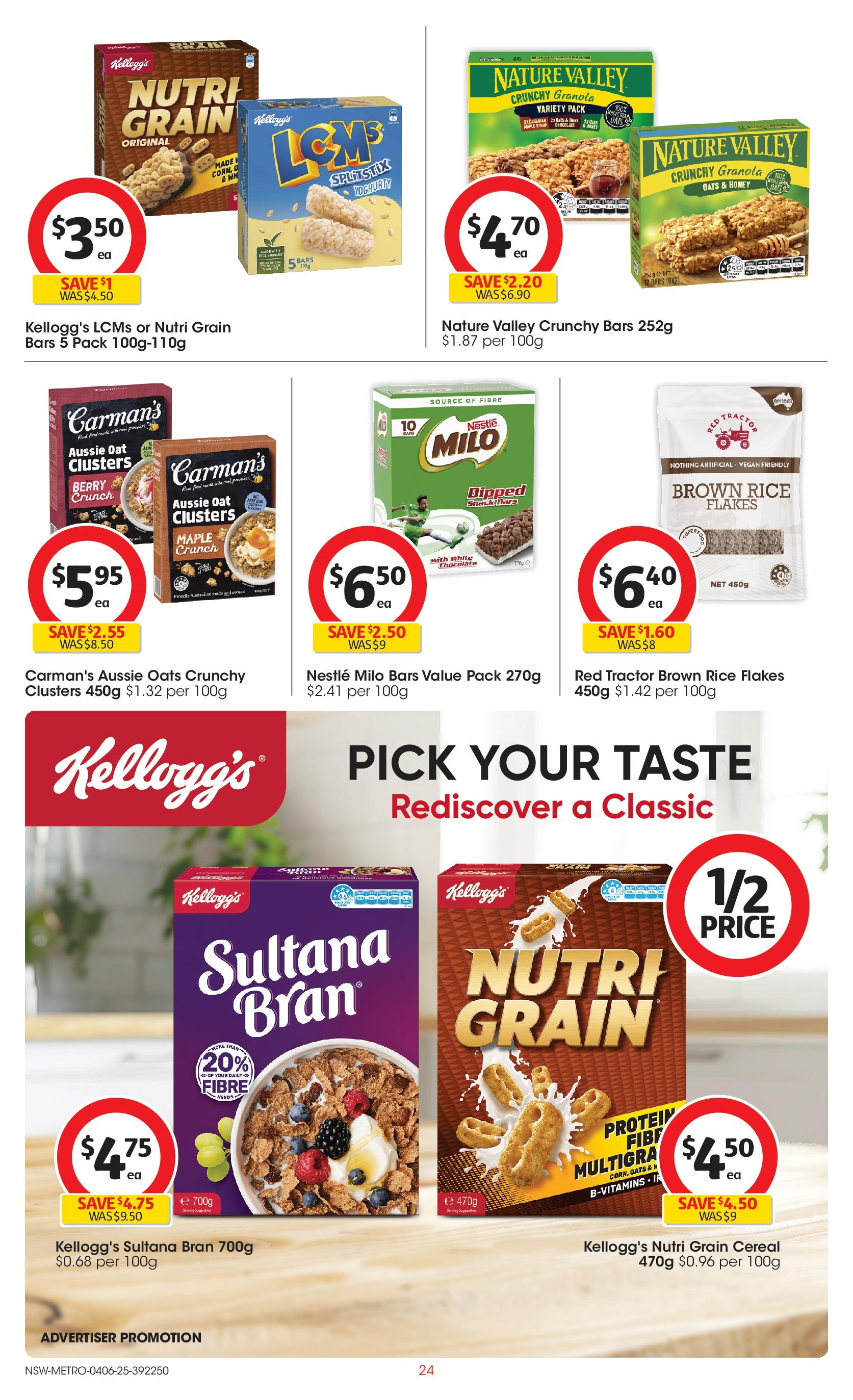 ﻿﻿Coles catalogue valid from 04/06/2025 > Online Australia | Page: 24 | Products: Rice, Cereal, Douche Sanex, Chilli