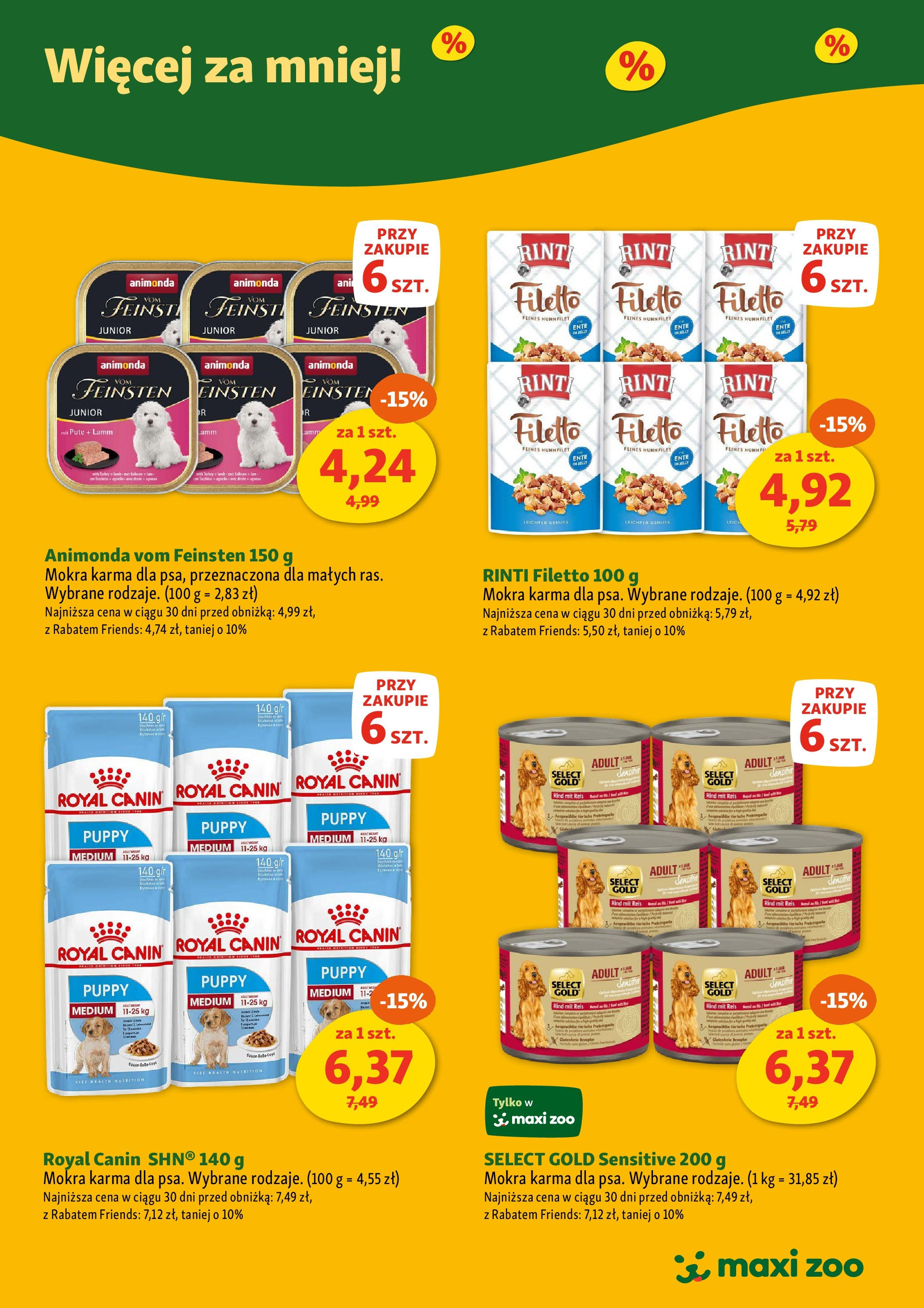 Maxi Zoo Gazetka - Więcej za mniej od (01.04.2025 - 30.06.2025) | Strona: 3