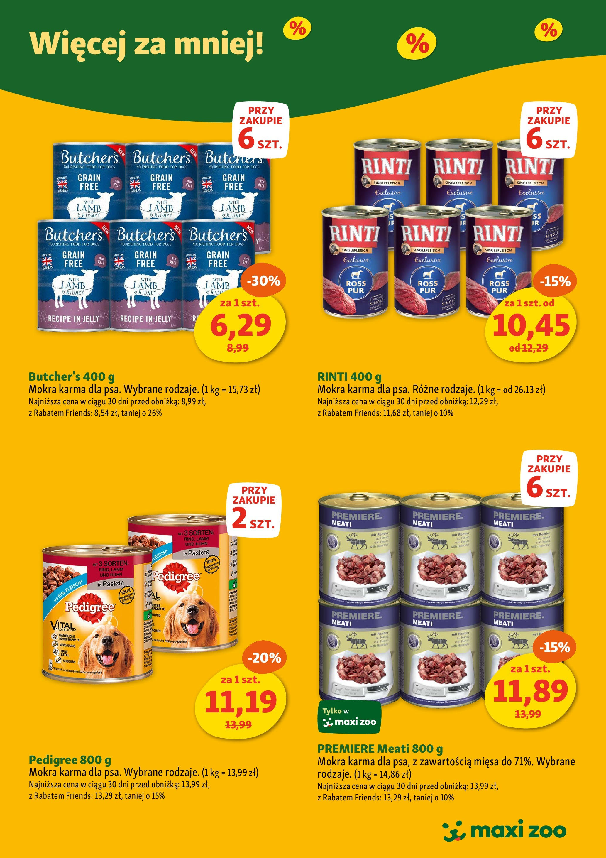Maxi Zoo Gazetka - Więcej za mniej od (01.04.2025 - 30.06.2025) | Strona: 4 | Produkty: Pedigree