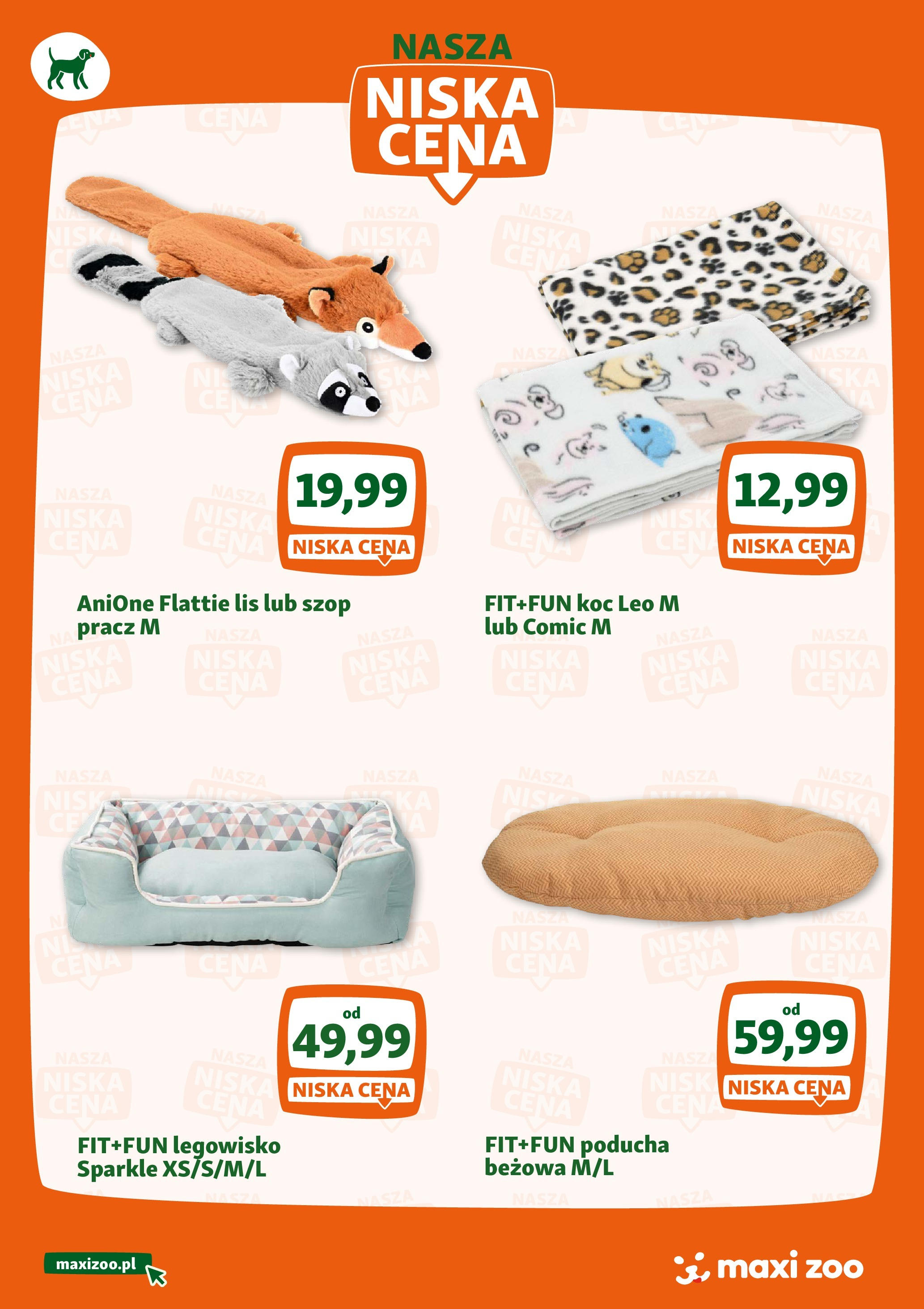 Maxi Zoo Gazetka - Nasza niska cena od (01.04.2025 - 30.06.2025) | Strona: 3 | Produkty: Koc