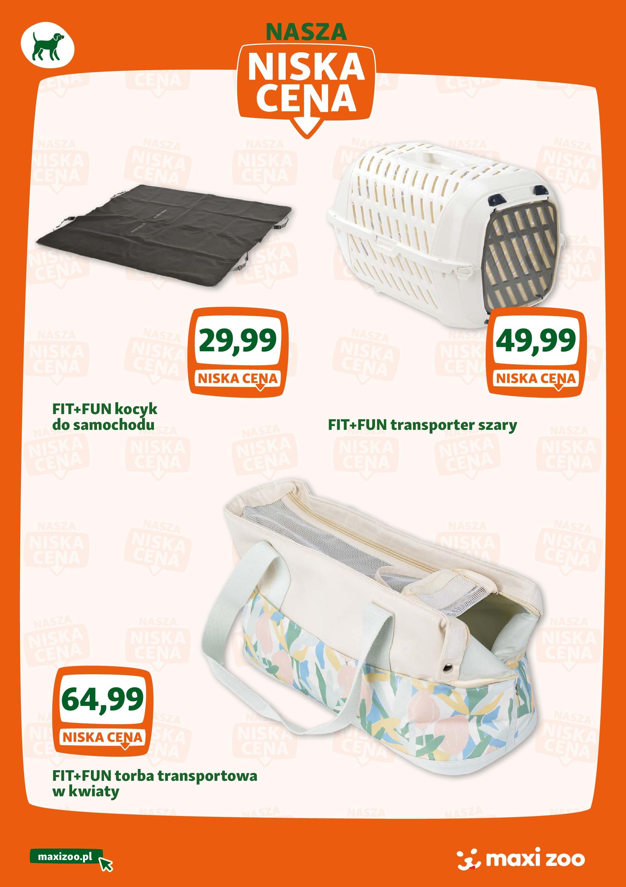 Maxi Zoo Gazetka - Nasza niska cena od (01.04.2025 - 30.06.2025) | Strona: 6 | Produkty: Torba, Kwiaty
