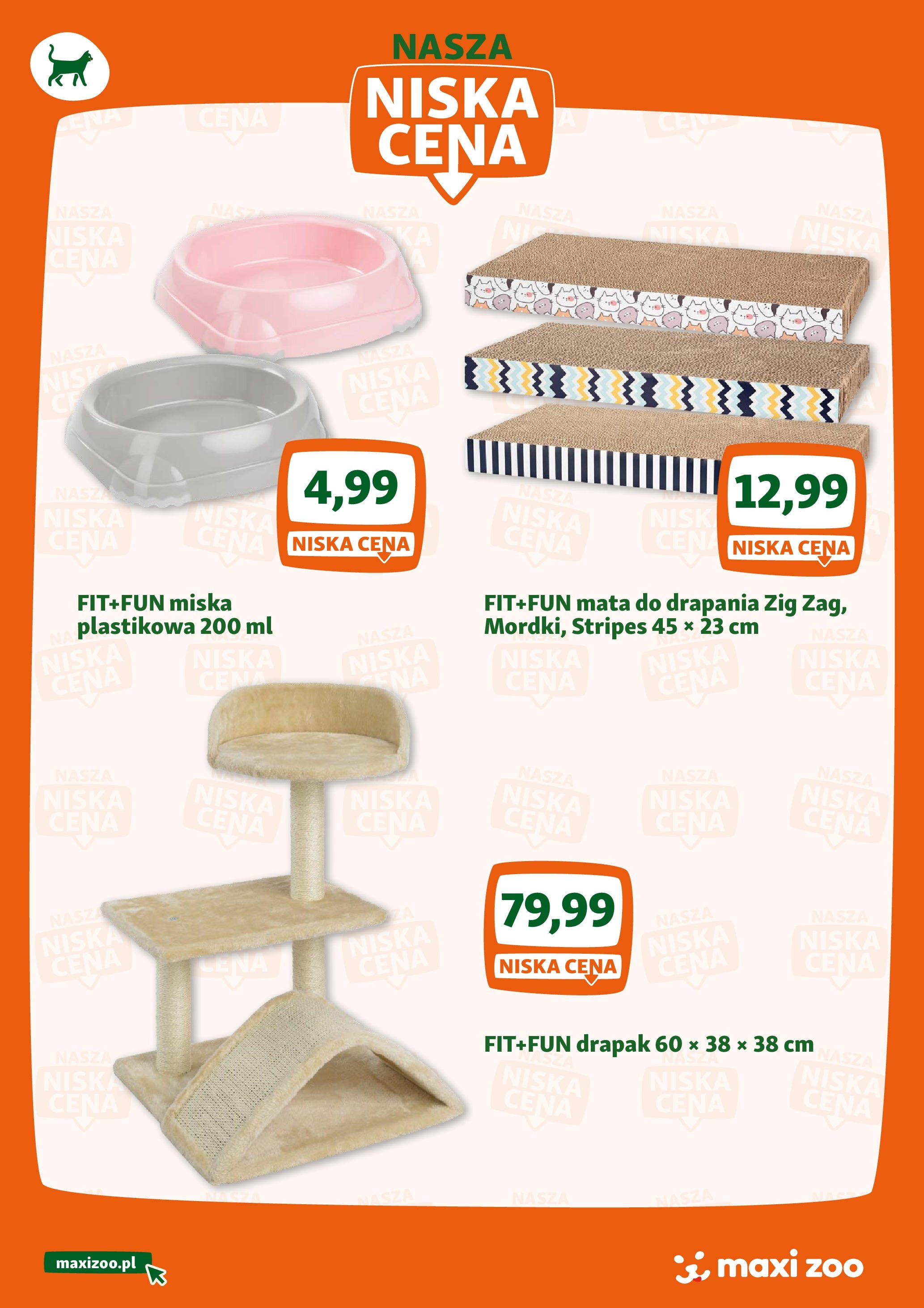 Maxi Zoo Gazetka - Nasza niska cena od (01.04.2025 - 30.06.2025) | Strona: 8 | Produkty: Drapak