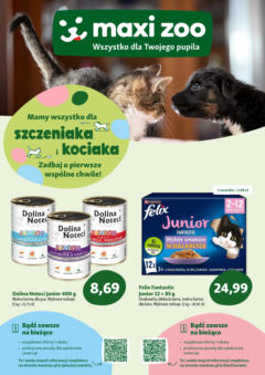 Pogląd oferty "Maxi Zoo Gazetka - Szczeniaki i kociaki" - ważna od 01.04.2025