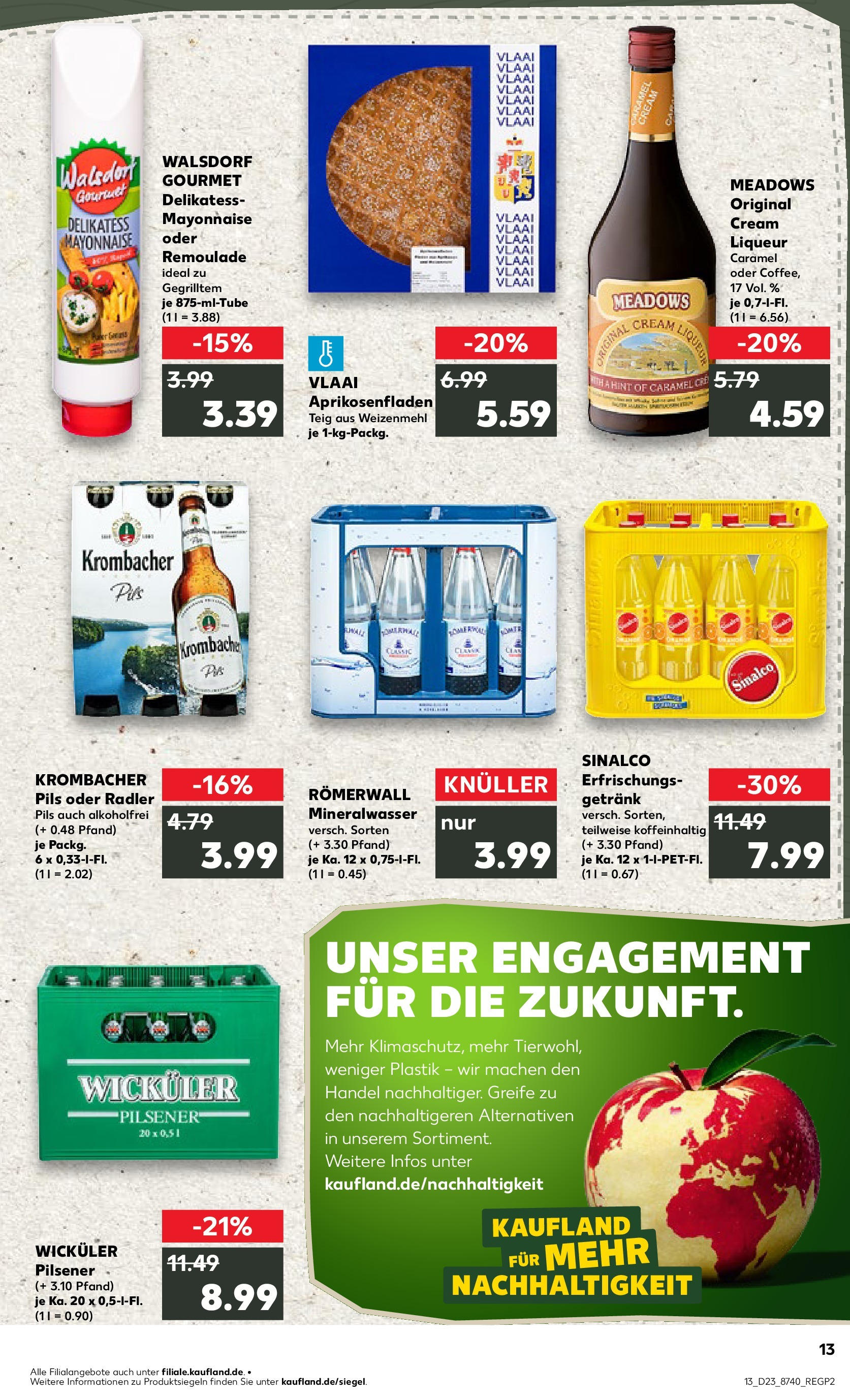 Kaufland prospekt Geilenkirchen	 (ab 05.06.2025) » Angebote Online zum Blättern | Seite: 13 | Produkte: Weizenmehl, Radler, Mayonnaise, Krombacher
