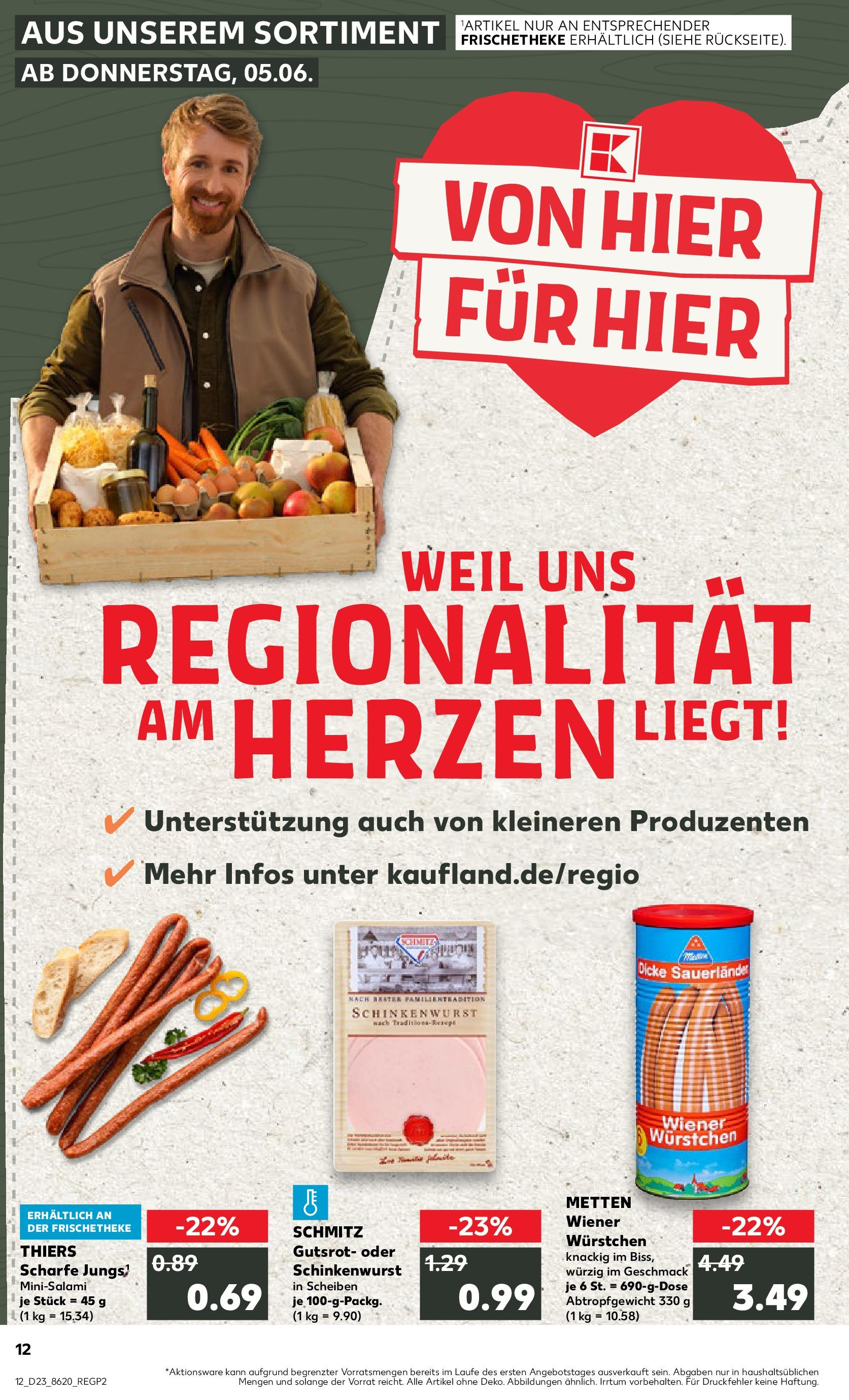 Kaufland prospekt Essen (ab 05.06.2025) » Angebote Online | Seite: 12 | Produkte: Wiener wurstchen Kaufland prospekt Essen (ab 05.06.2025) » Angebote Online zum Blättern | Seite: 12 | Produkte: Wiener wurstchen