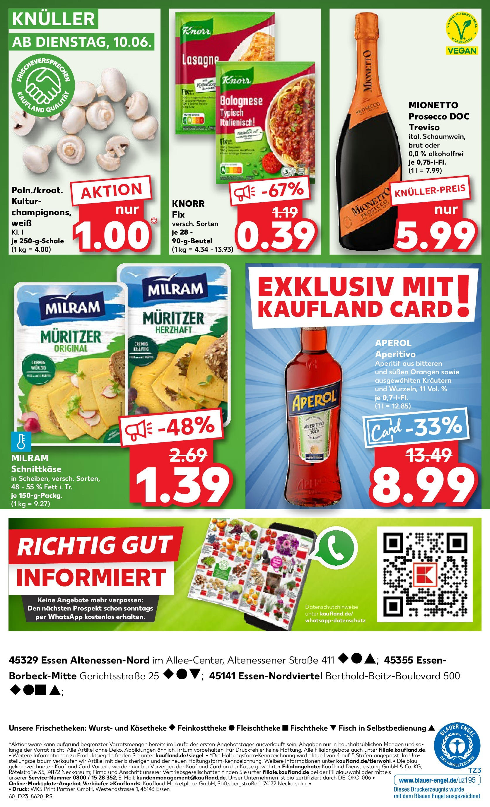 Kaufland prospekt Essen (ab 05.06.2025) » Angebote Online | Seite: 60 | Produkte: Knorr fix, Orangen, Knorr, Prosecco Kaufland prospekt Essen (ab 05.06.2025) » Angebote Online zum Blättern | Seite: 60 | Produkte: Knorr fix, Orangen, Knorr, Prosecco