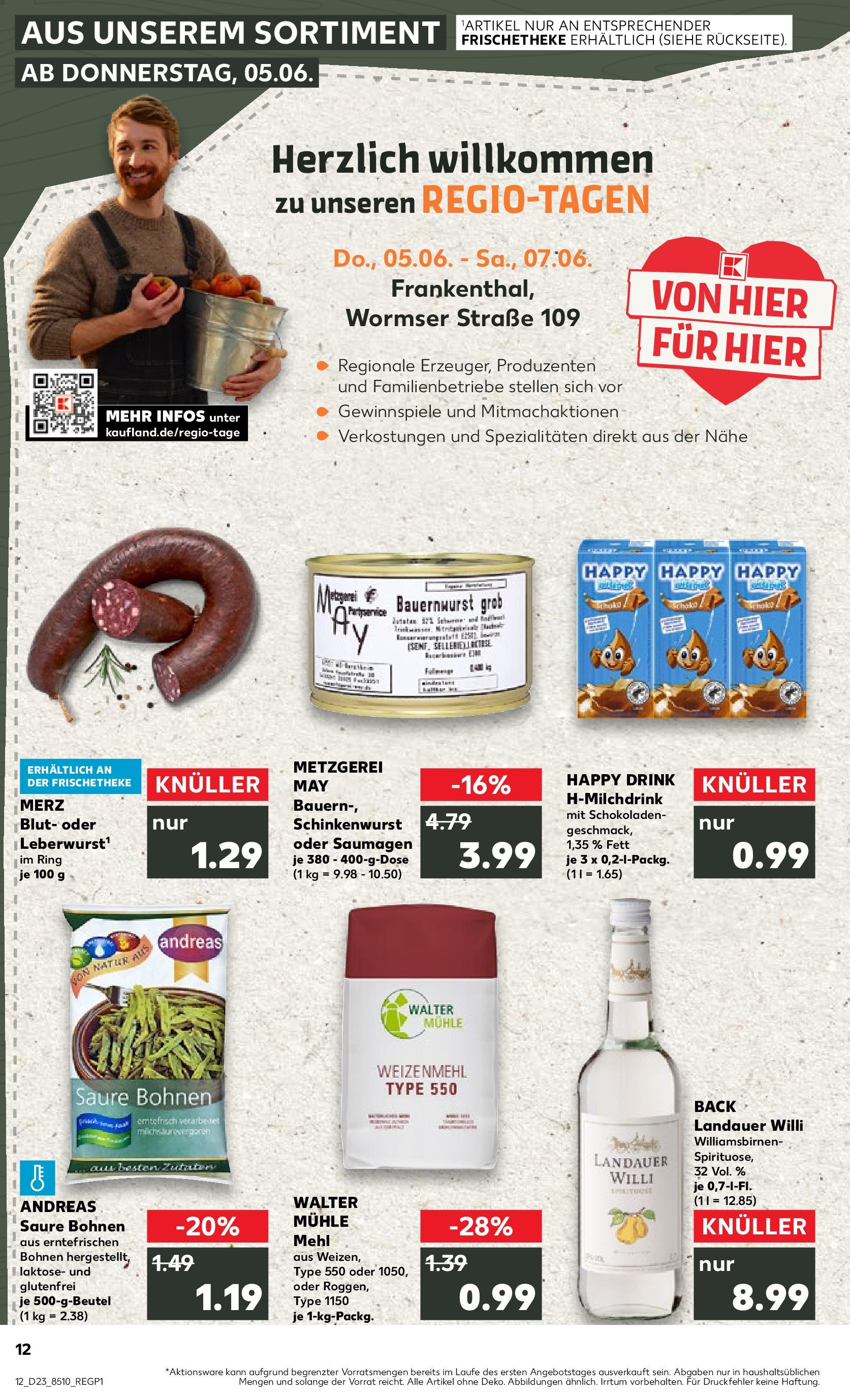 Prospekt Kaufland ab 05.06.2025 » Angebote und Werbung Online | Seite: 16 | Produkte: Mühle, Mehl, Weizenmehl Prospekt Kaufland ab 05.06.2025 » Angebote Online zum Blättern | Seite: 16 | Produkte: Mühle, Mehl, Weizenmehl