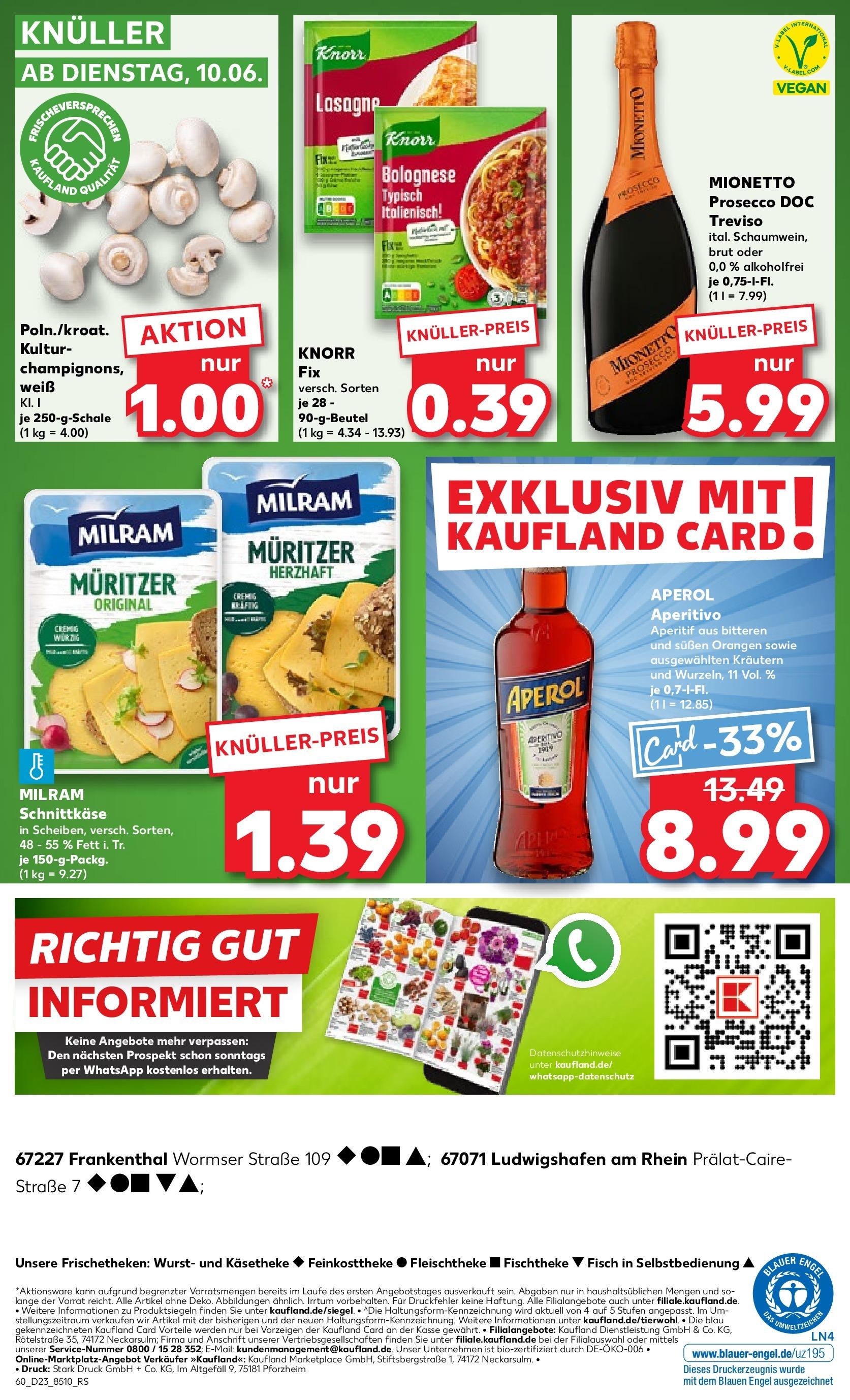 Prospekt Kaufland ab 05.06.2025 » Angebote und Werbung Online | Seite: 64 | Produkte: Orangen, Prosecco, Milram, Wurst Prospekt Kaufland ab 05.06.2025 » Angebote Online zum Blättern | Seite: 64 | Produkte: Orangen, Prosecco, Milram, Wurst