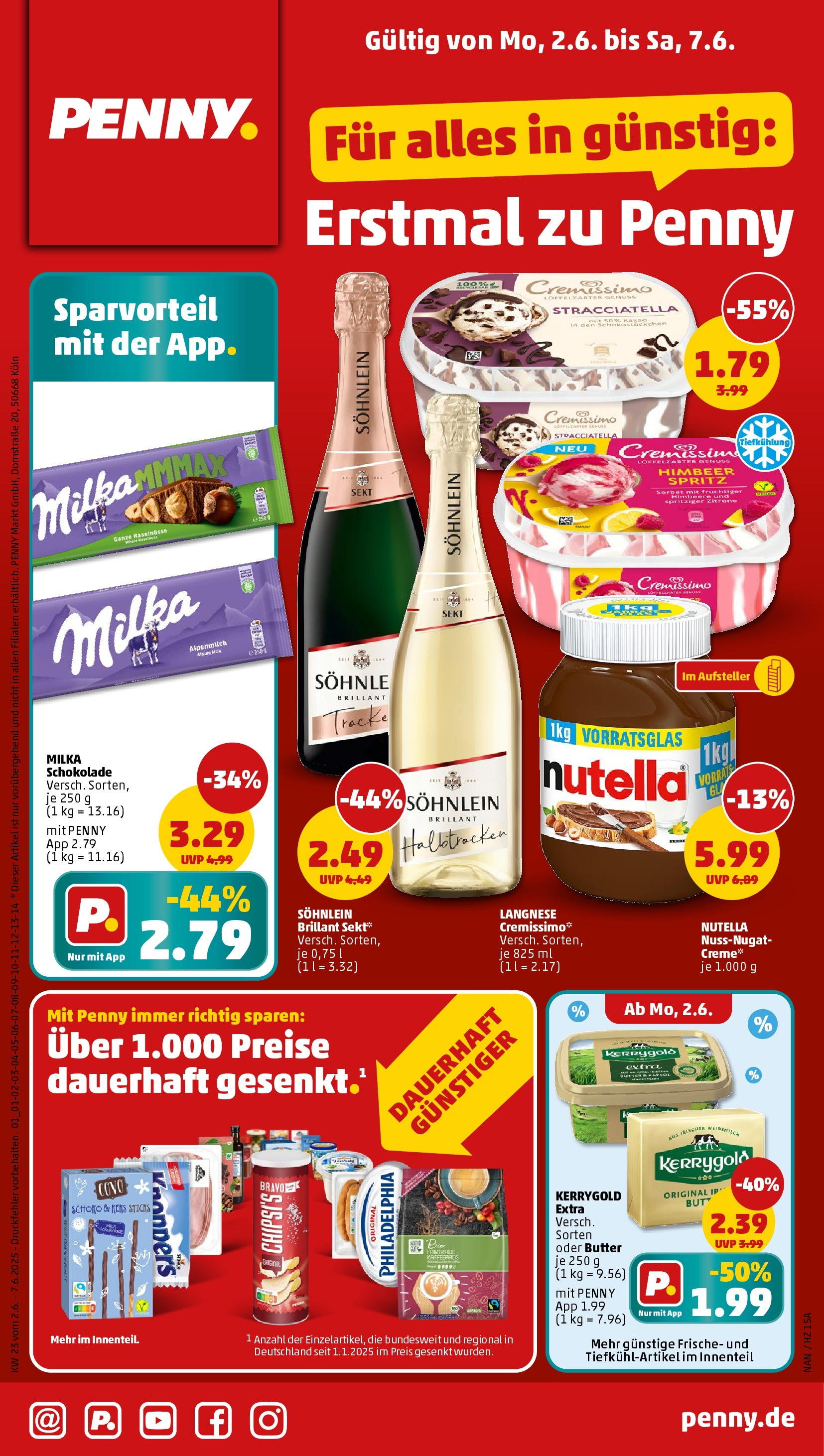 Penny Prospekt ab 01.06.2025 - Penny: Wochenangebote Vorschau von dem Prospekt des Geschäftes Penny, gültig ab dem 01.06.2025