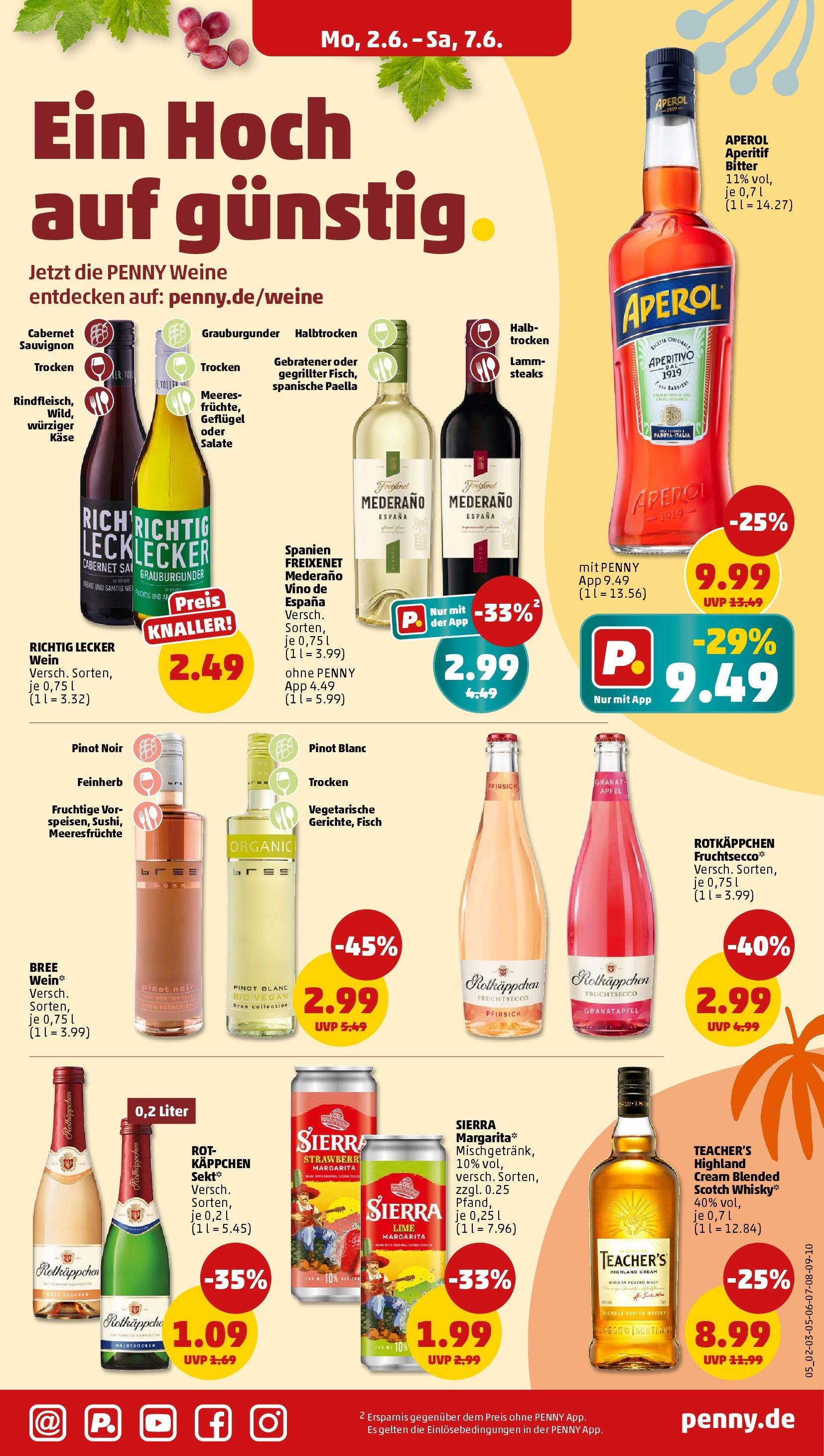 Penny - Penny: Wochenangebote (ab 01.06.2025) » Angebote Online | Seite: 7 | Produkte: Käse, Sekt, Fisch, Rotkäppchen