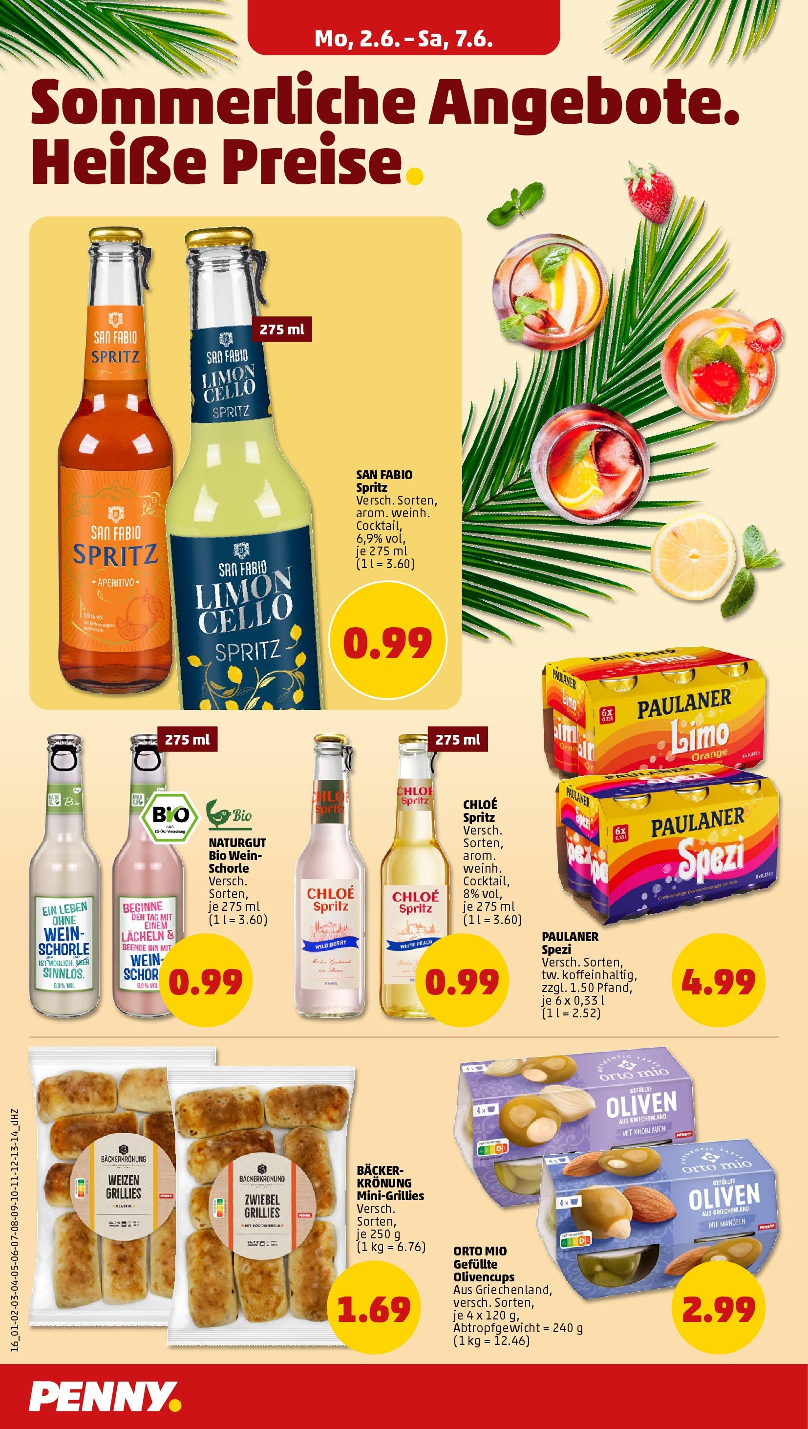 Penny - Penny: Wochenangebote (ab 01.06.2025) » Angebote Online | Seite: 18 | Produkte: Sprite, Cola, Knoblauch, Wein