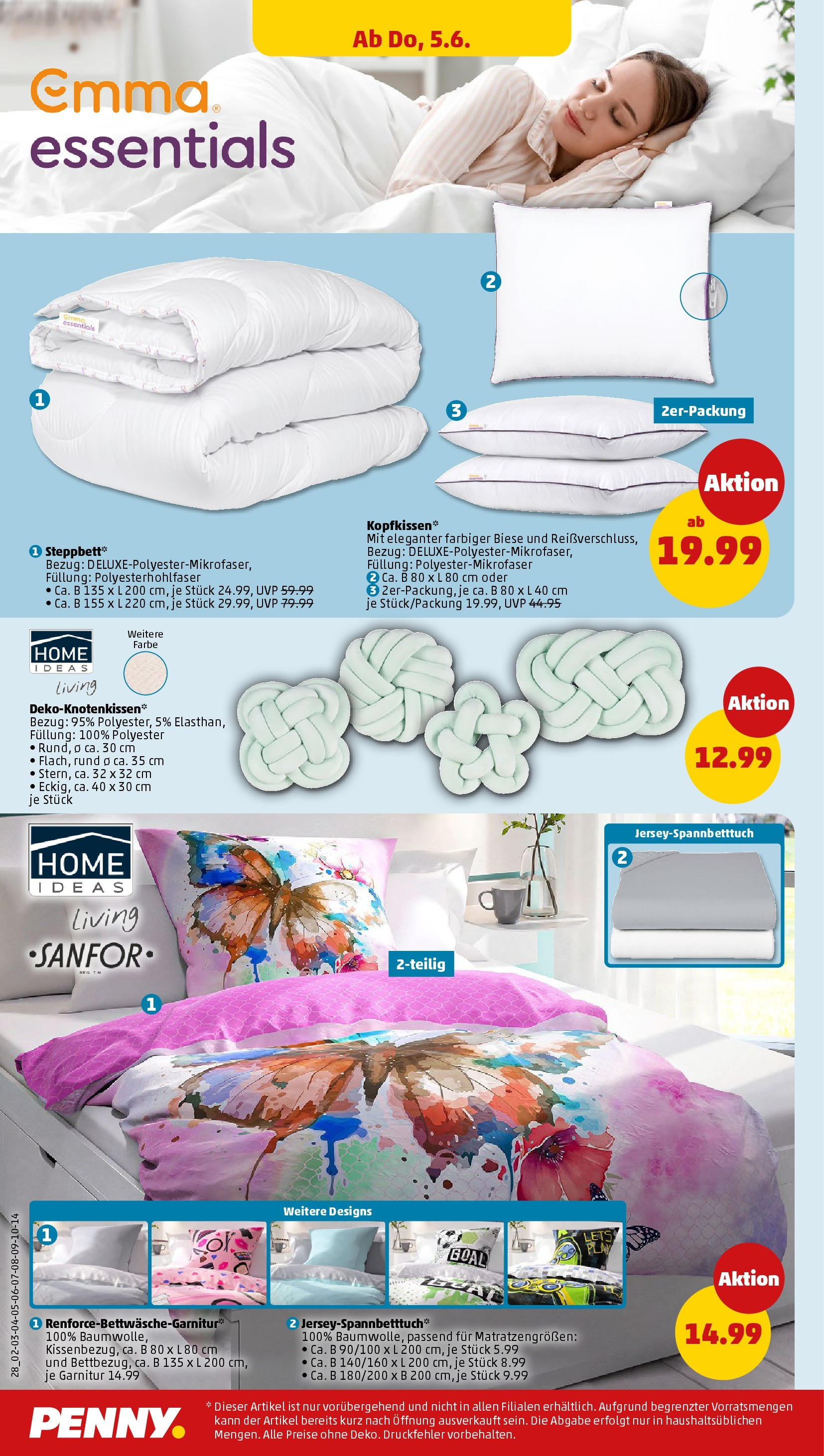 Penny - Penny: Wochenangebote (ab 01.06.2025) » Angebote Online | Seite: 30 | Produkte: Kopfkissen