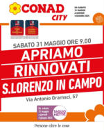 Conad City Apriamo Rinnovati San Lorenzo in Campo - al 05.06.2025