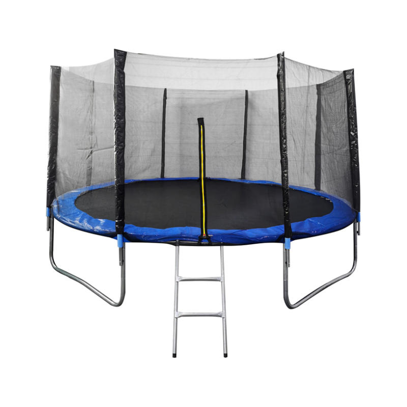 БАТУТ ТРАМПЛИН Ф366X225CM С ВЪНШНА МРЕЖА UCAMP HD-8531