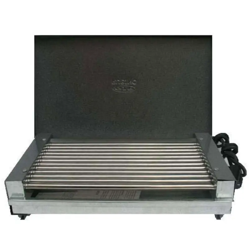 ЕЛЕКТРИЧЕСКА СКАРА RU ЗА ДОМАШНА УПОТРЕБА EUROTRADE 1600W, 12 РЕБРА - С КАПАК 1600 W, КАПАК