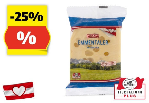 MILSANI Emmentaler, 400 g