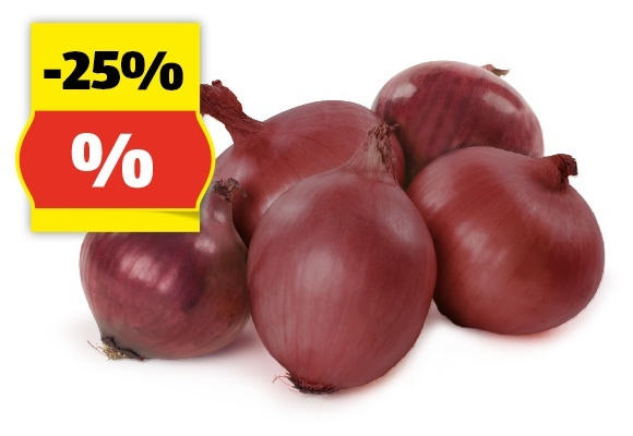 HOFER MARKTPLATZ BIO-Zwiebeln rot, 500 g