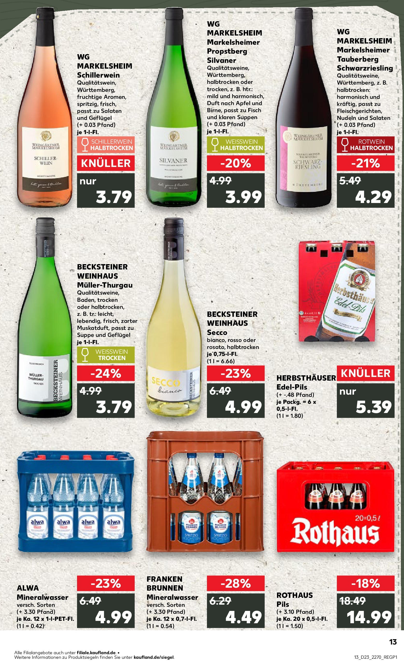 Prospekt Kaufland ab 05.06.2025 » Angebote Online zum Blättern | Seite: 13 | Produkte: Weißwein, Duft, Äpfel, Wein