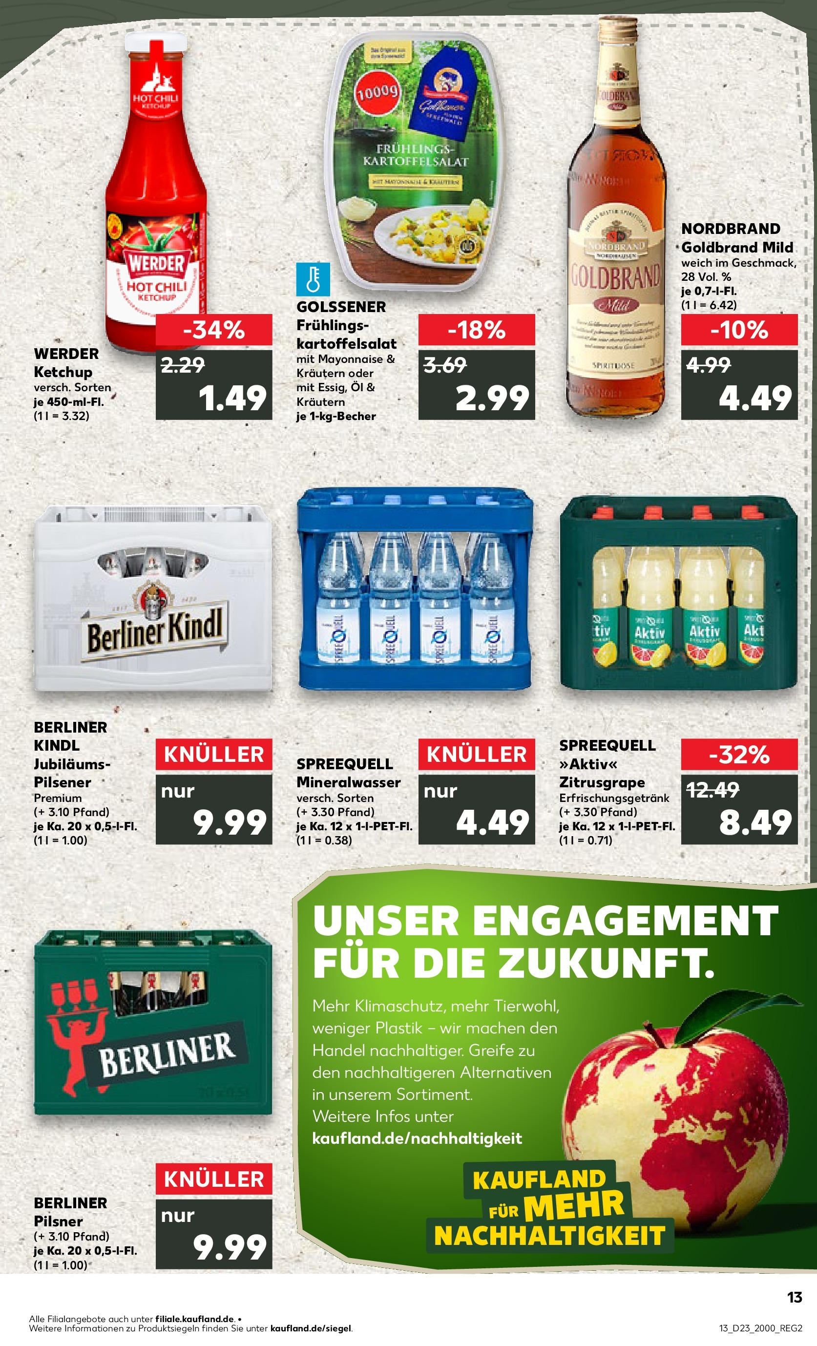 Kaufland prospekt Schwedt (ab 05.06.2025) » Angebote Online | Seite: 13 | Produkte: Berliner, Mayonnaise, Chili, Berliner pilsner Kaufland prospekt Schwedt (ab 05.06.2025) » Angebote Online zum Blättern | Seite: 13 | Produkte: Berliner, Mayonnaise, Chili, Berliner pilsner