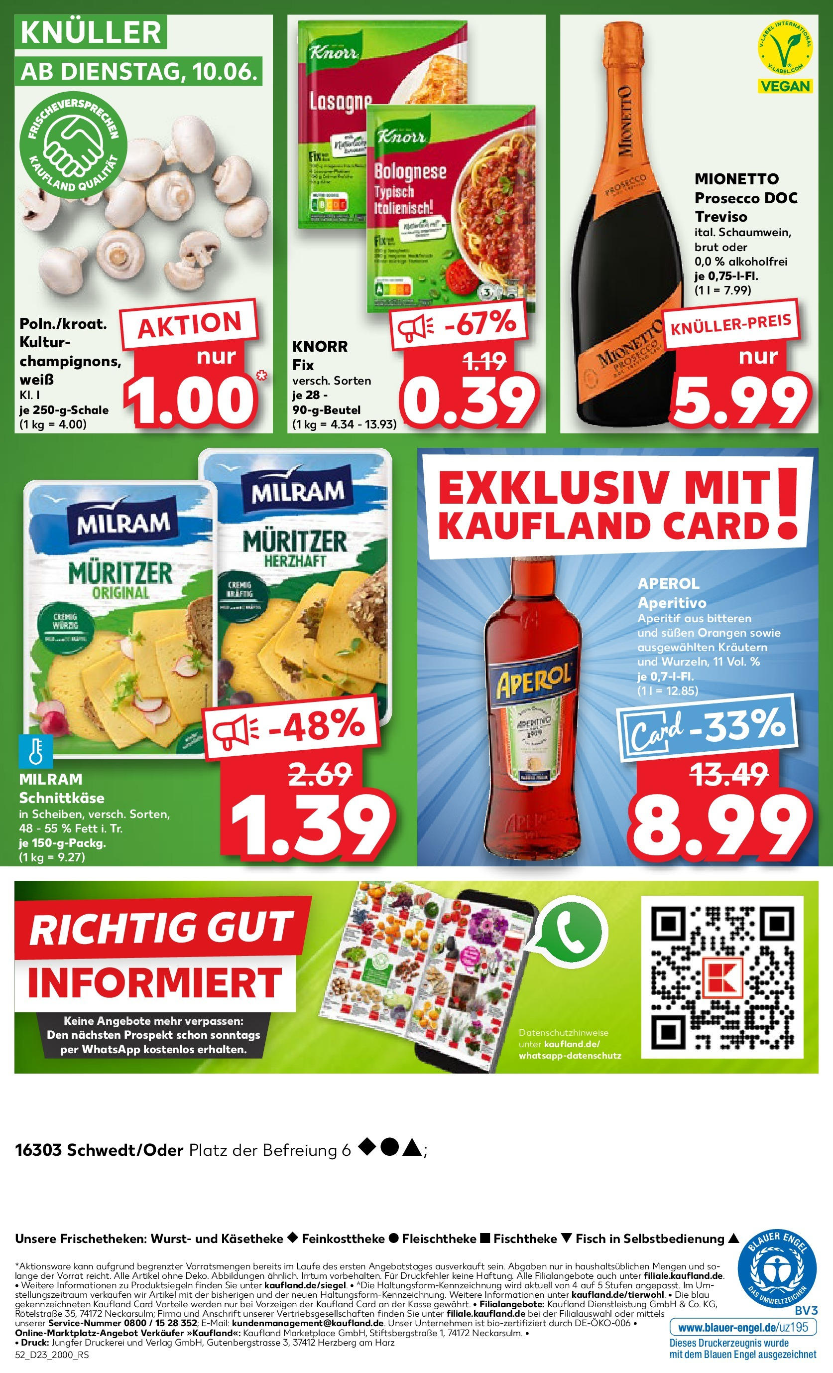 Kaufland prospekt Schwedt (ab 05.06.2025) » Angebote Online | Seite: 52 | Produkte: Knorr fix, Orangen, Knorr, Prosecco Kaufland prospekt Schwedt (ab 05.06.2025) » Angebote Online zum Blättern | Seite: 52 | Produkte: Knorr fix, Orangen, Knorr, Prosecco