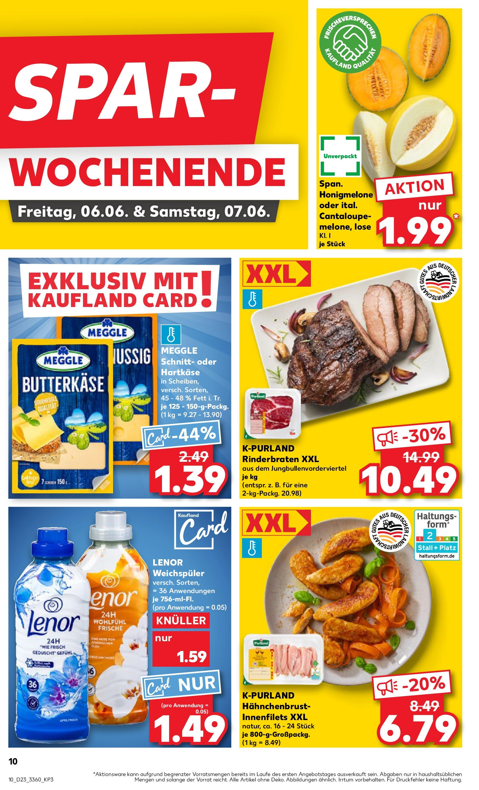 Kaufland prospekt Schönebeck (Elbe) (ab 05.06.2025) » Angebote Online | Seite: 10 | Produkte: Rinderbraten, Honigmelone, Weichspüler, Hahnchenbrust Kaufland prospekt Schönebeck (Elbe) (ab 05.06.2025) » Angebote Online zum Blättern | Seite: 10 | Produkte: Rinderbraten, Honigmelone, Weichspüler, Hahnchenbrust