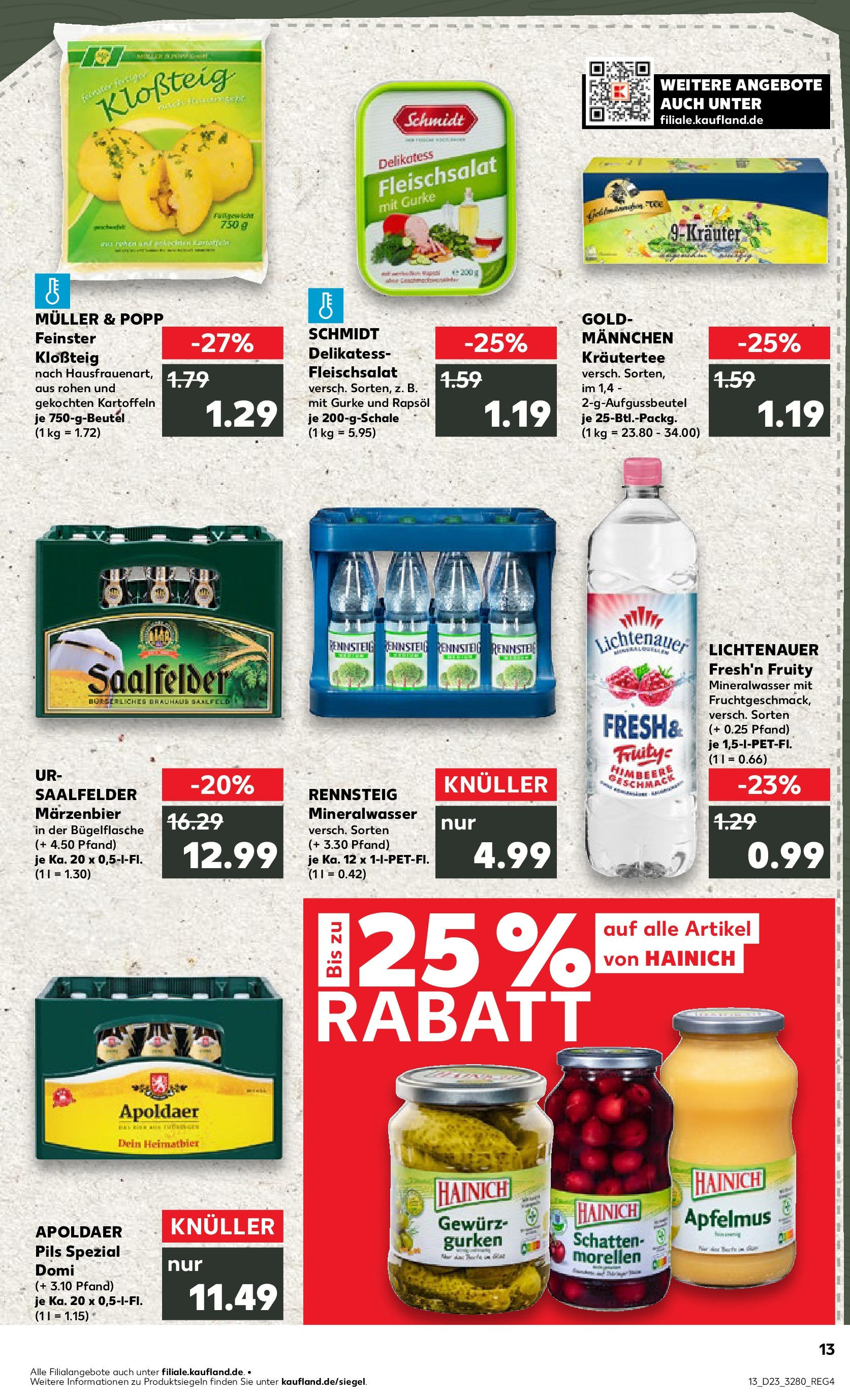 Prospekt Kaufland ab 05.06.2025 » Angebote und Werbung Online | Seite: 13 | Produkte: Rapsöl, Pils, Kartoffeln, Himbeere Prospekt Kaufland ab 05.06.2025 » Angebote Online zum Blättern | Seite: 13 | Produkte: Rapsöl, Pils, Kartoffeln, Himbeere