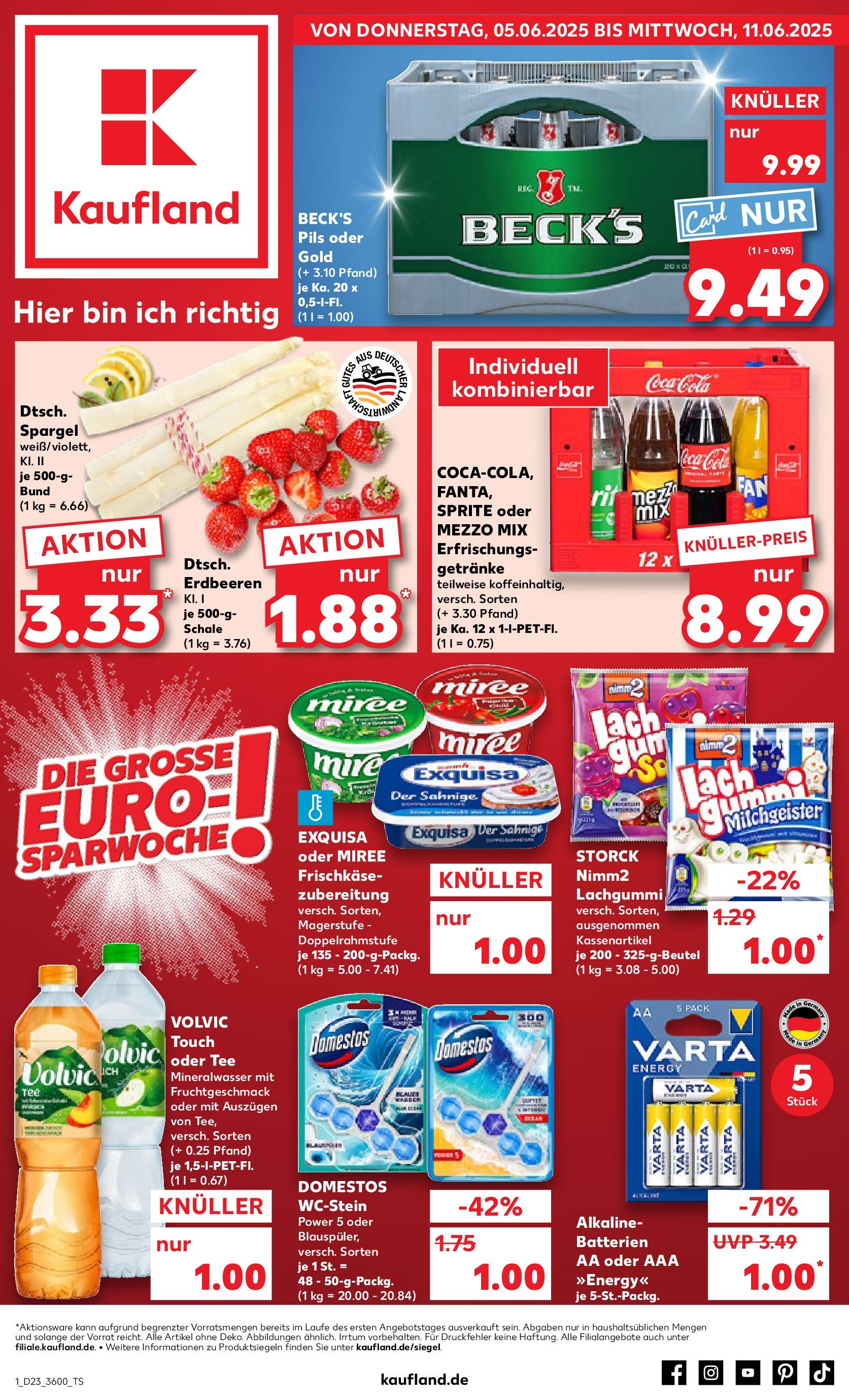 Kaufland prospekt Berlin (ab 05.06.2025) » Angebote Online | Seite: 1 | Produkte: Energy, Pils, Spargel, Tee Kaufland prospekt Berlin (ab 05.06.2025) » Angebote Online zum Blättern | Seite: 1 | Produkte: Energy, Pils, Spargel, Tee