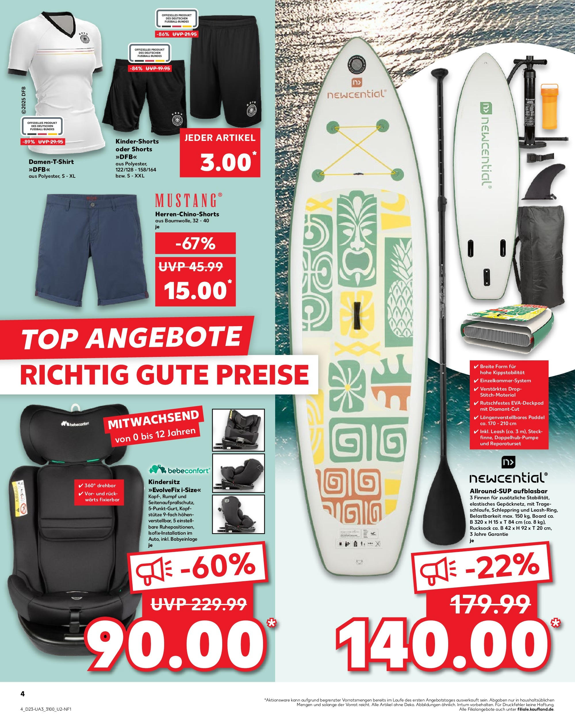 Kaufland prospekt Halle (Saale) (ab 05.06.2025) » Angebote Online | Seite: 4 | Produkte: Top, T-Shirt, Fußball, Rucksack Kaufland prospekt Halle (Saale) (ab 05.06.2025) » Angebote Online zum Blättern | Seite: 4 | Produkte: Top, T-Shirt, Fußball, Rucksack