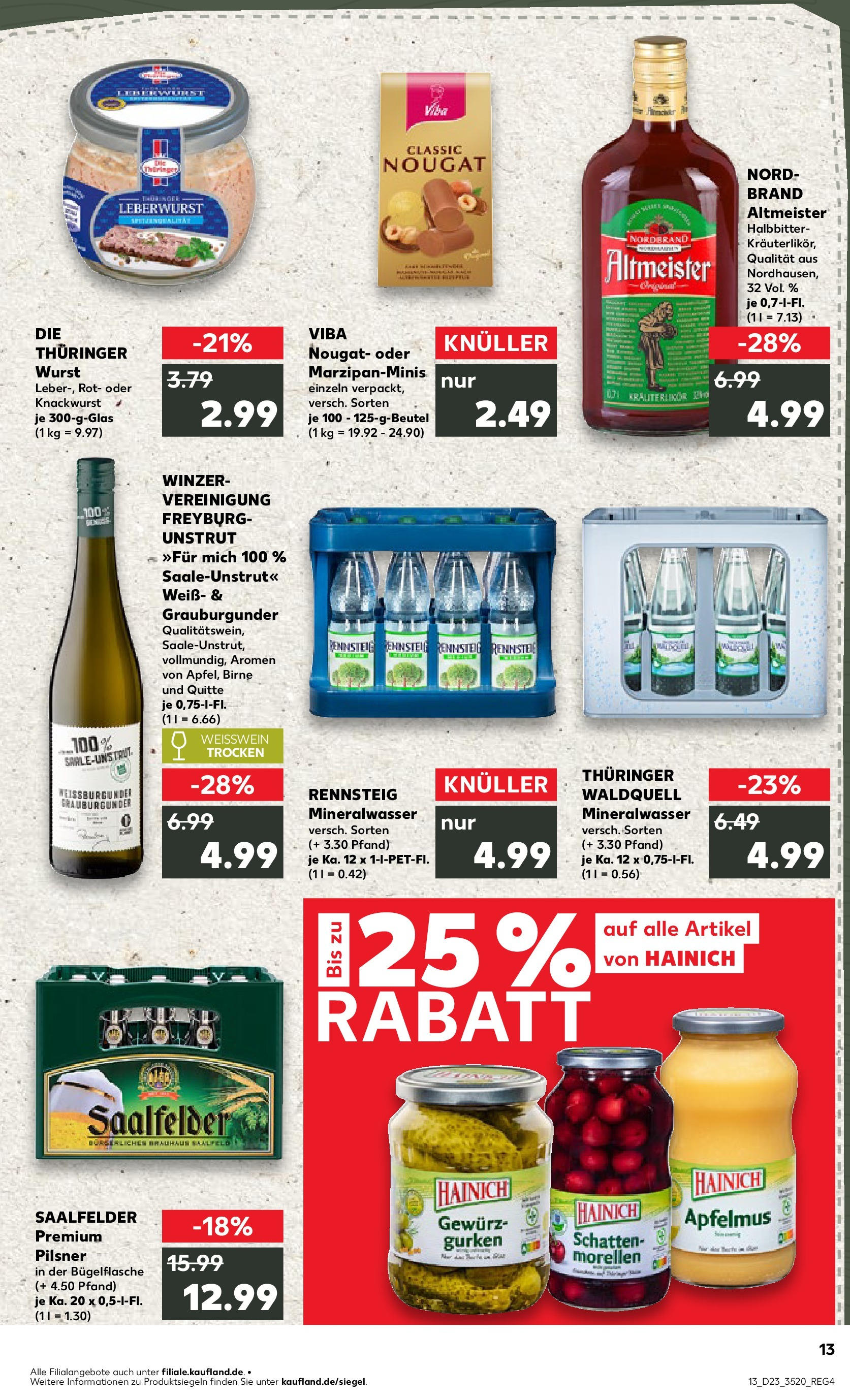Prospekt Kaufland ab 05.06.2025 » Angebote und Werbung Online | Seite: 13 | Produkte: Weißwein, Apple, Birne, Gurken Prospekt Kaufland ab 05.06.2025 » Angebote Online zum Blättern | Seite: 13 | Produkte: Weißwein, Apple, Birne, Gurken