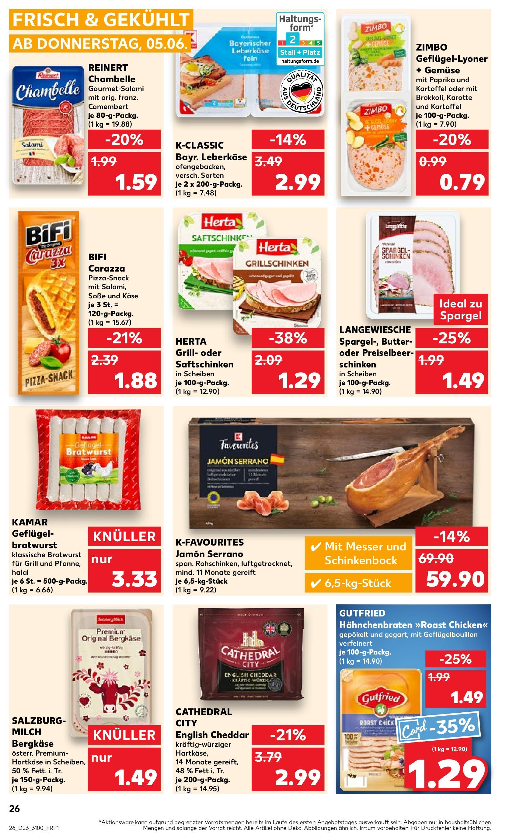 Kaufland prospekt Halle (Saale) (ab 05.06.2025) » Angebote Online | Seite: 34 | Produkte: Grill, Bratwurst, Gemüse, Salami Kaufland prospekt Halle (Saale) (ab 05.06.2025) » Angebote Online zum Blättern | Seite: 34 | Produkte: Grill, Bratwurst, Gemüse, Salami