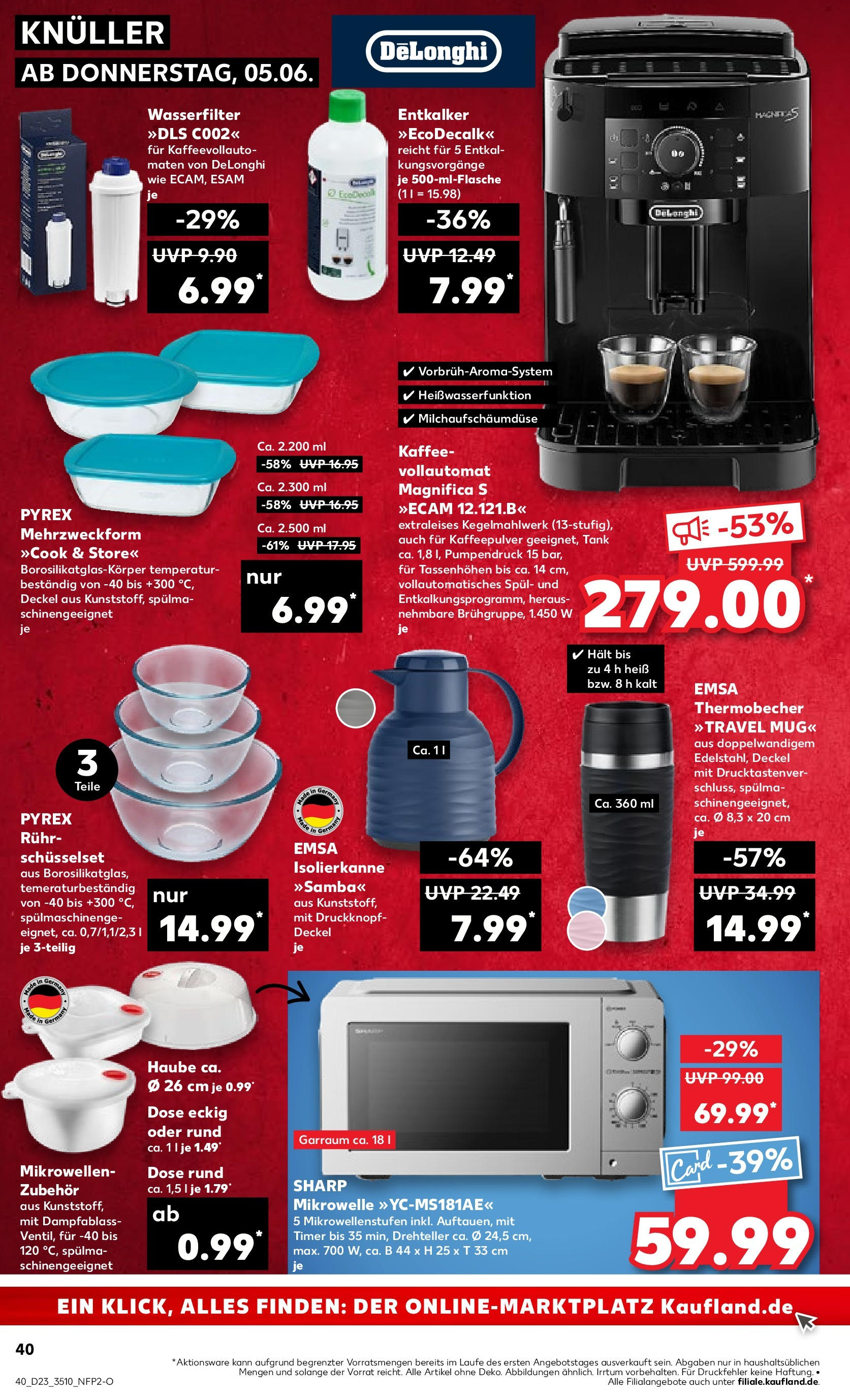 Kaufland prospekt Halle (Saale) (ab 05.06.2025) » Angebote Online | Seite: 48 | Produkte: Mikrowelle, Kaffee Kaufland prospekt Halle (Saale) (ab 05.06.2025) » Angebote Online zum Blättern | Seite: 48 | Produkte: Mikrowelle, Kaffee